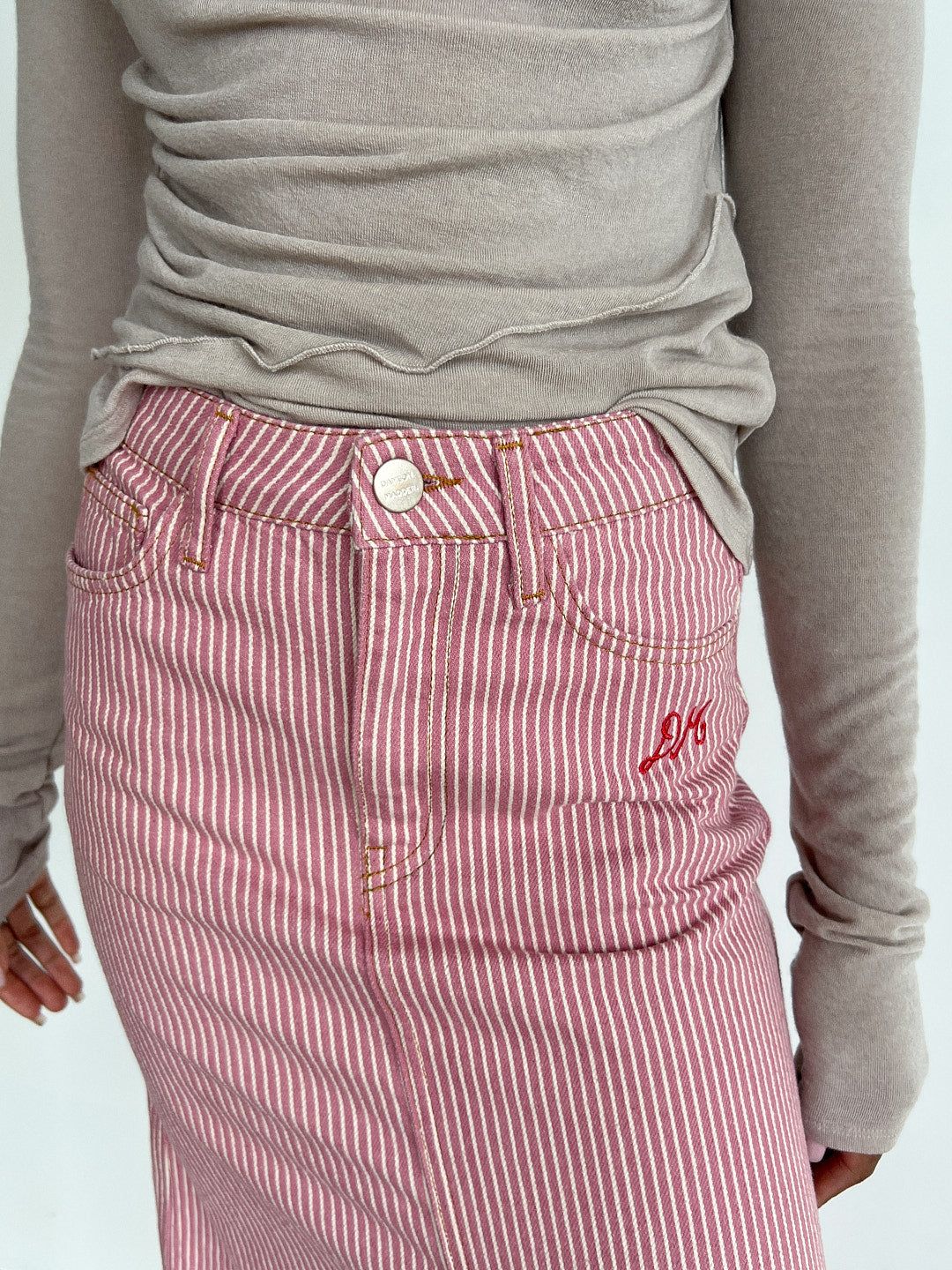 Hickory Skirt - Red Stripe sold by Lisa Says Gah product image thumbnail 3