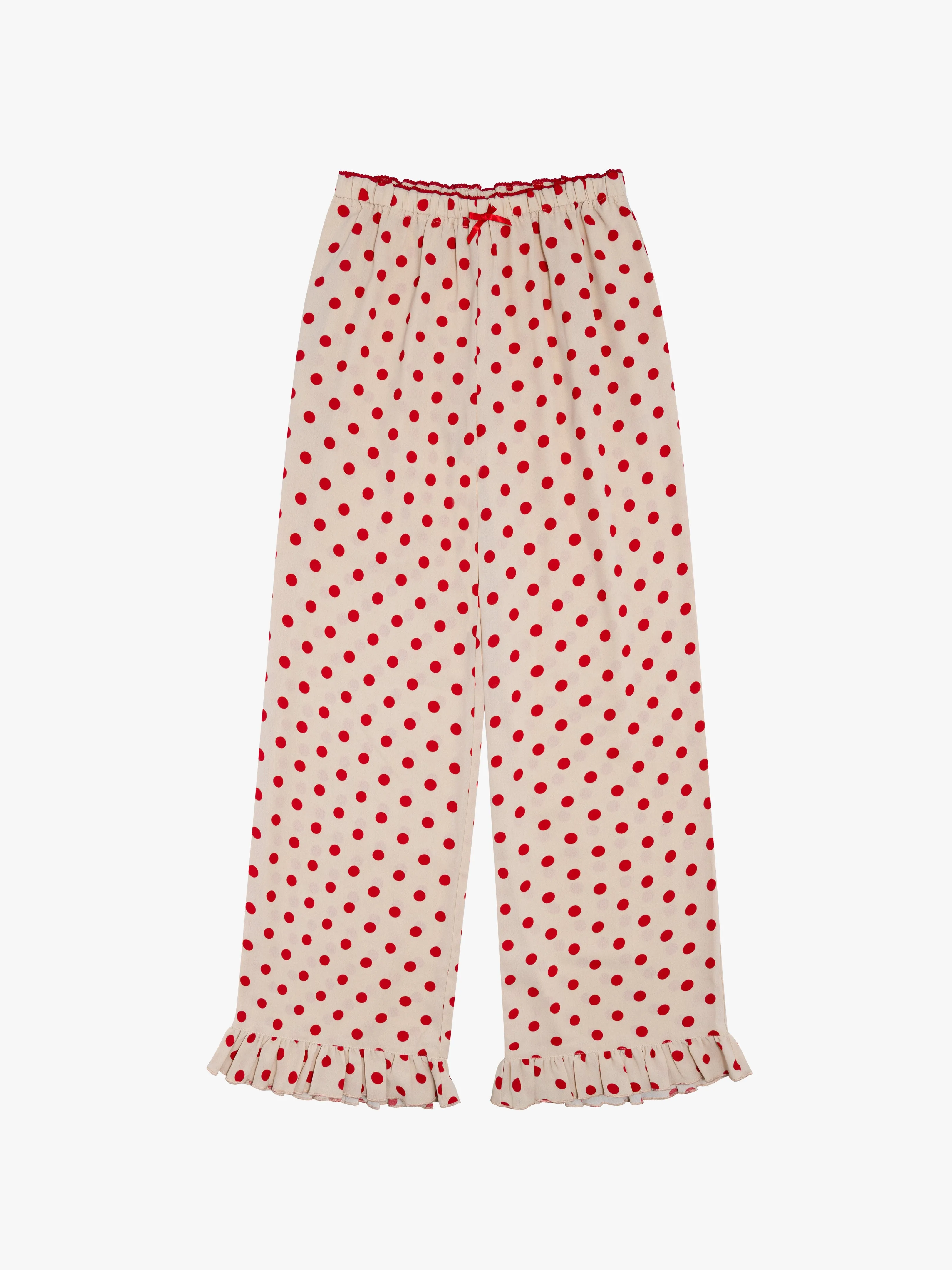 Liora Ruffle Pant - Scarlett Dot sold by Lisa Says Gah