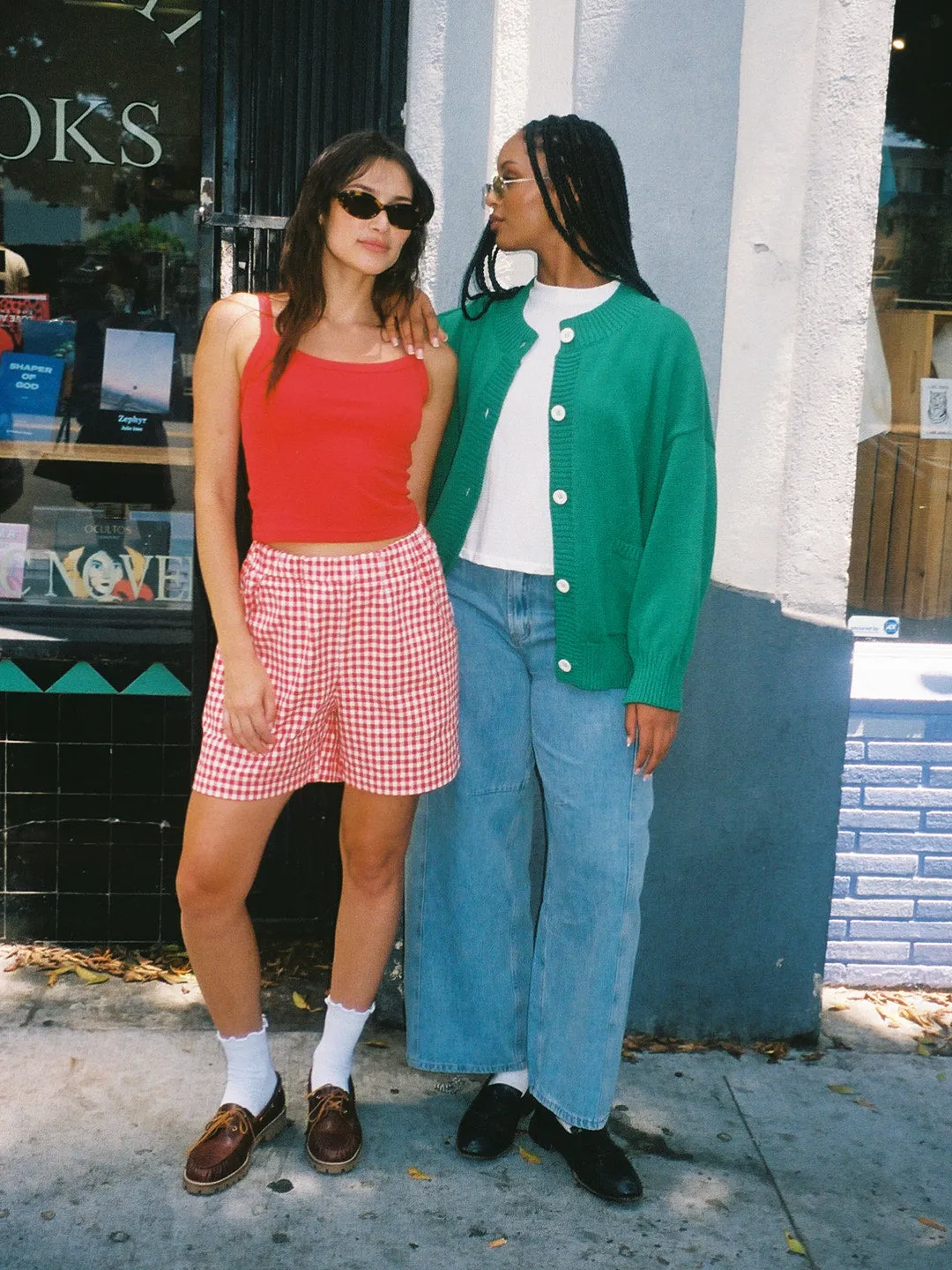 City Shorts - Red Gingham sold by Lisa Says Gah product image thumbnail 4