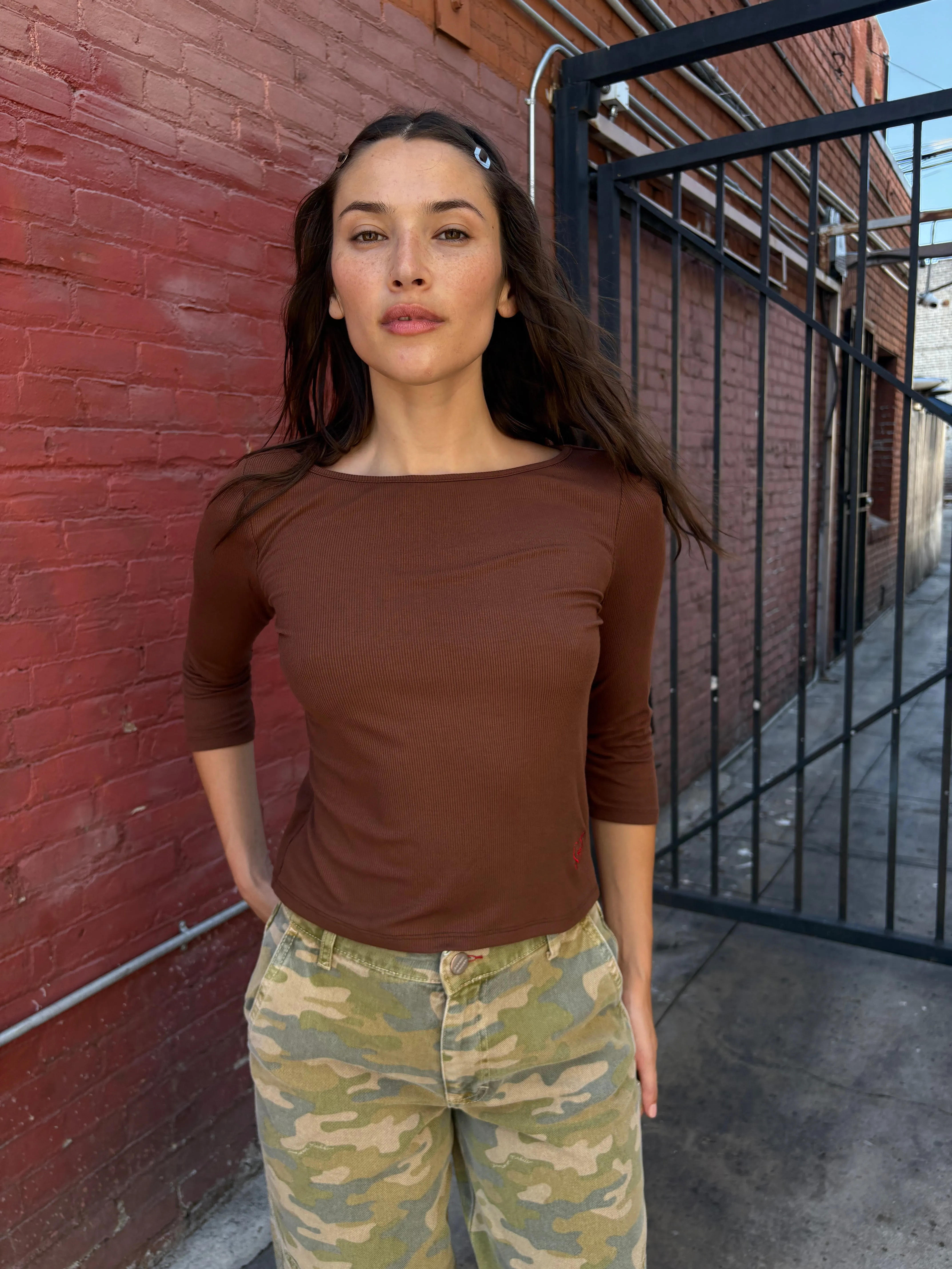 Nia Top - Brown sold by Lisa Says Gah product image thumbnail 5