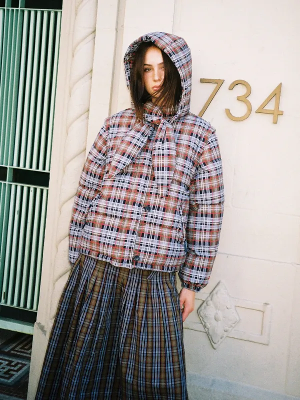 Pearl Puffer - Multi Check sold by Lisa Says Gah