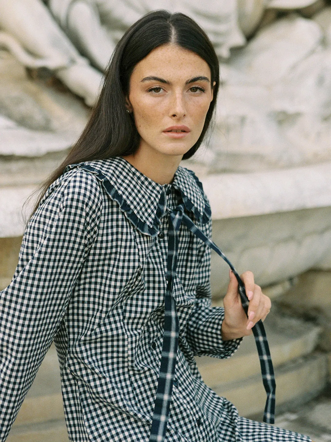 Piper Dress - Midnight Check Mix sold by Lisa Says Gah product image thumbnail 5