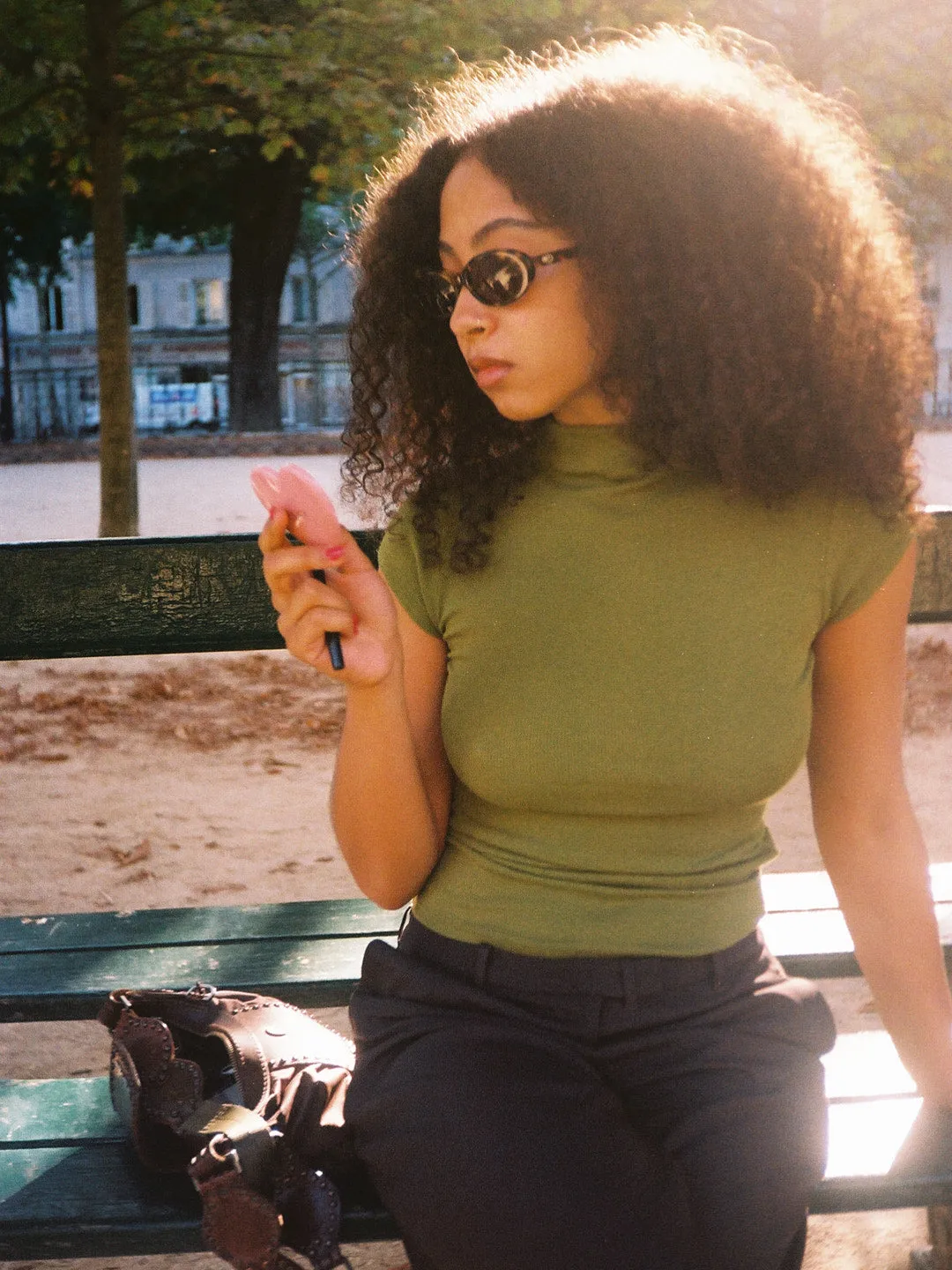 Gem Tee - Matcha sold by Lisa Says Gah product image thumbnail 4