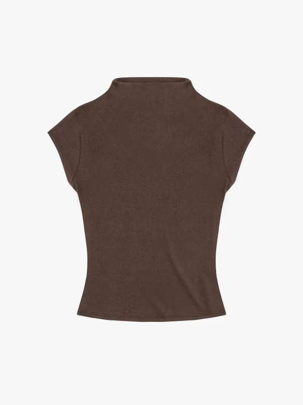 Gem Tee - Brown sold by Lisa Says Gah