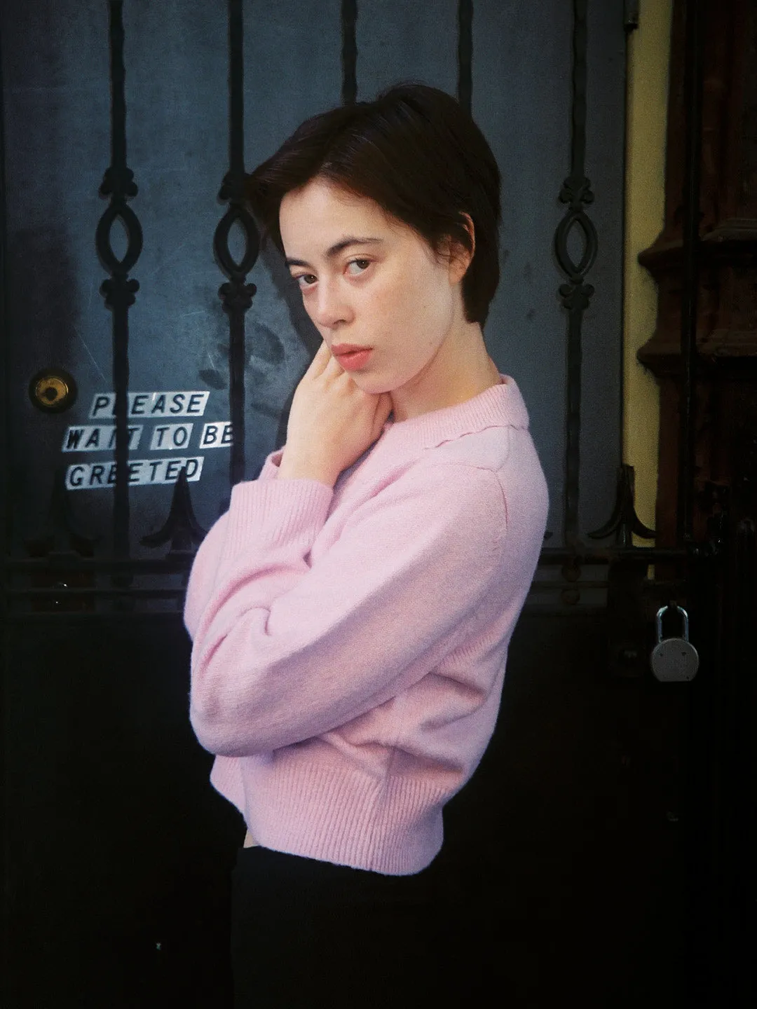 Posey Polo Sweater - Ballet Pink sold by Lisa Says Gah product image thumbnail 4