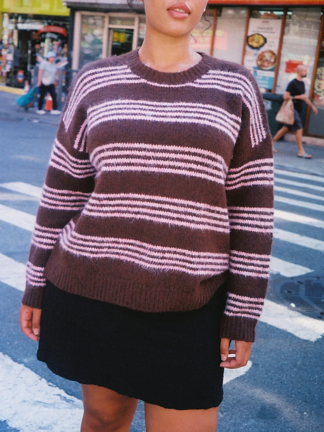 Bronte Sweater - Mocha & Ballet Pink sold by Lisa Says Gah product image thumbnail 2