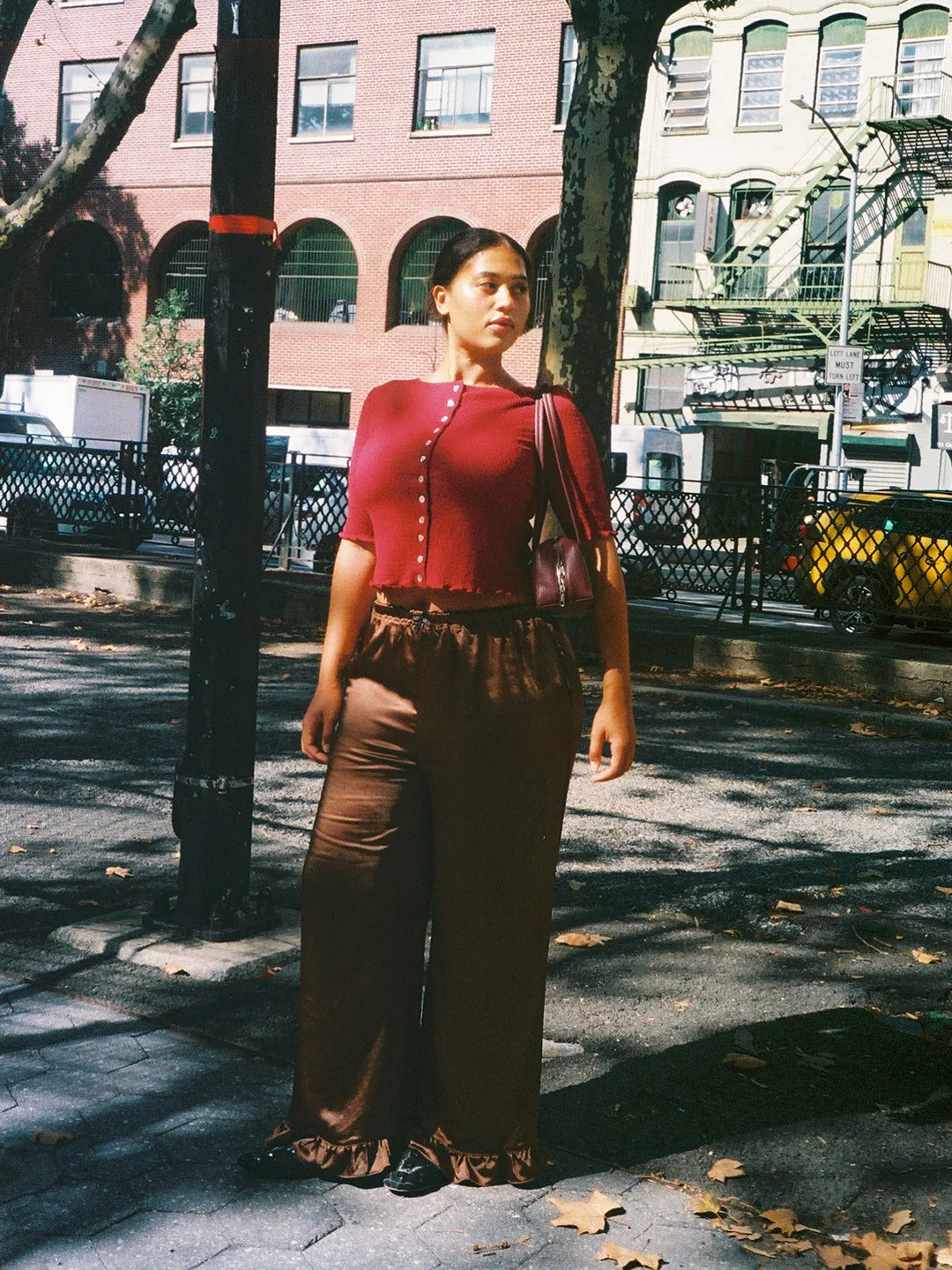 Summer Short Sleeve Top - Merlot sold by Lisa Says Gah product image thumbnail 5