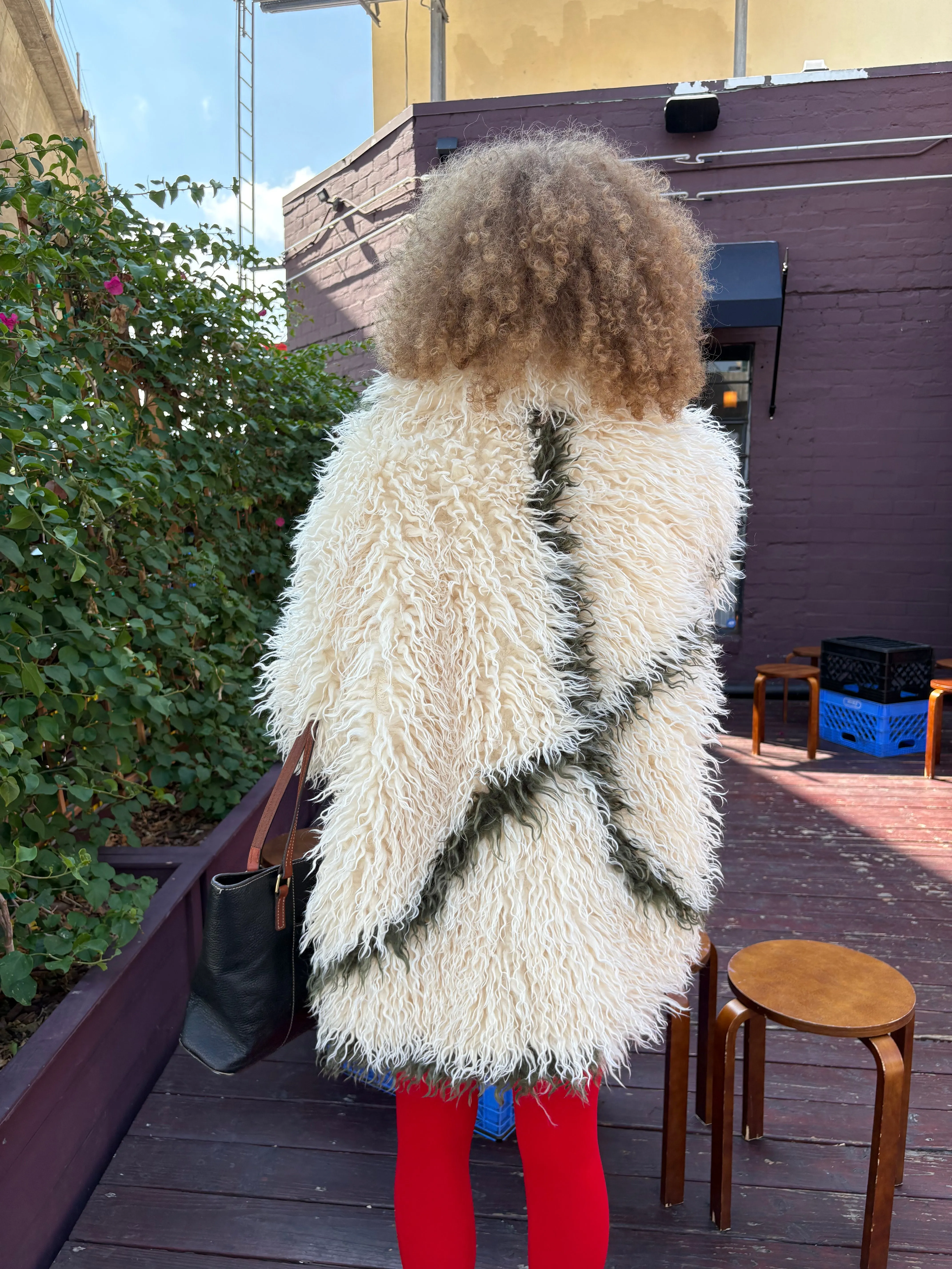 Cocoon Coat - Cream sold by Lisa Says Gah product image thumbnail 4