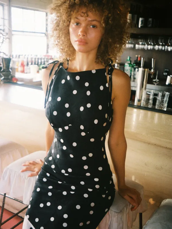 Lucy Top - Black Dot sold by Lisa Says Gah