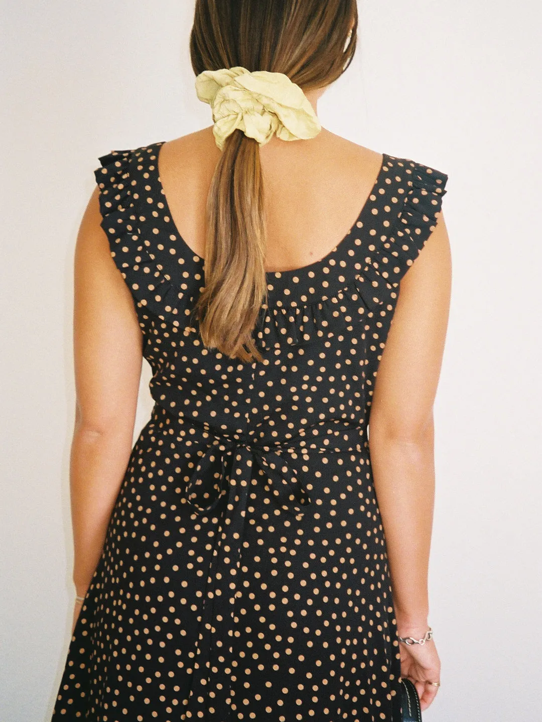 Iris Dress - Taupe Dot sold by Lisa Says Gah product image thumbnail 5