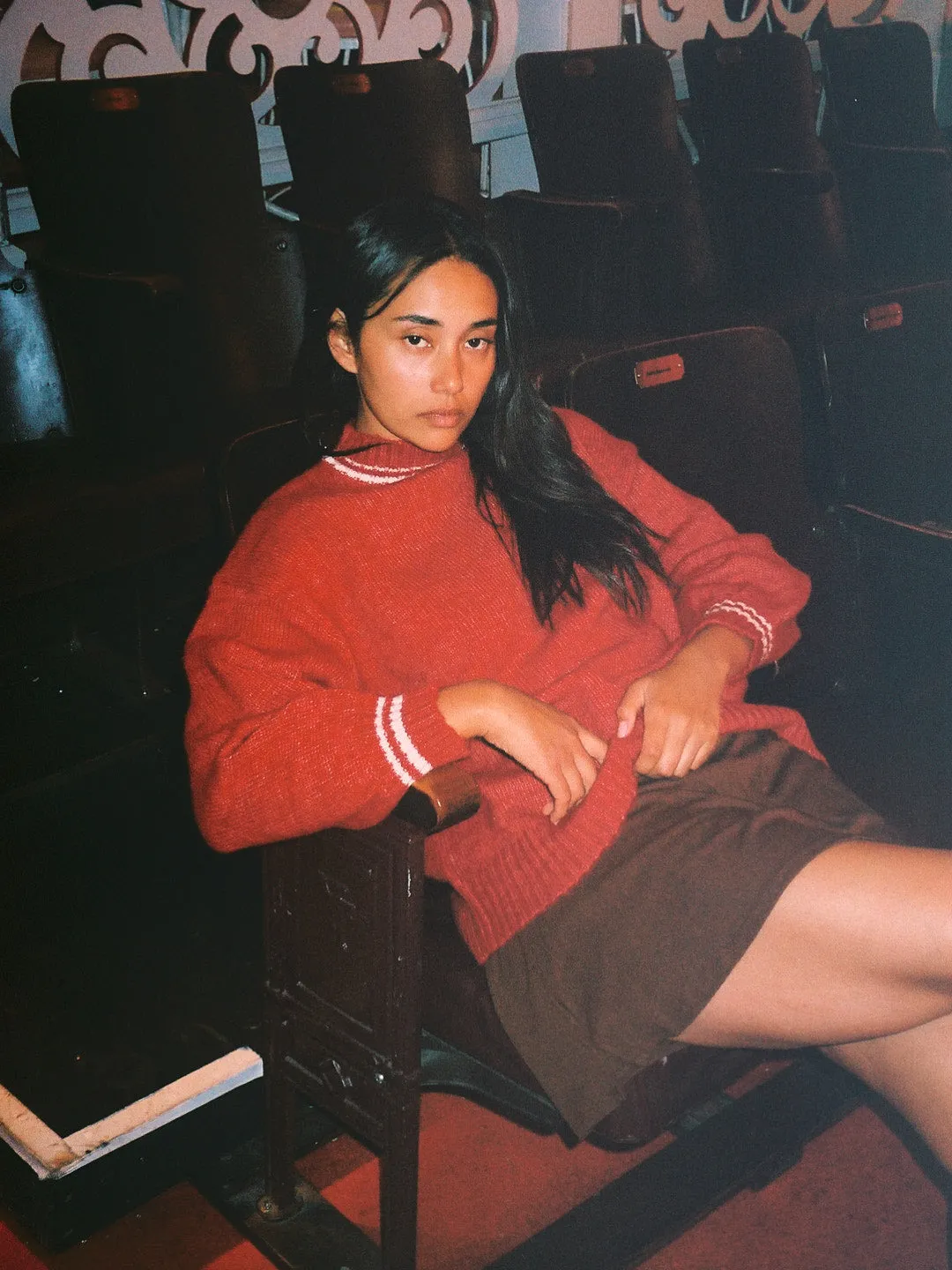 Shani Sweater - Cherry sold by Lisa Says Gah product image thumbnail 2