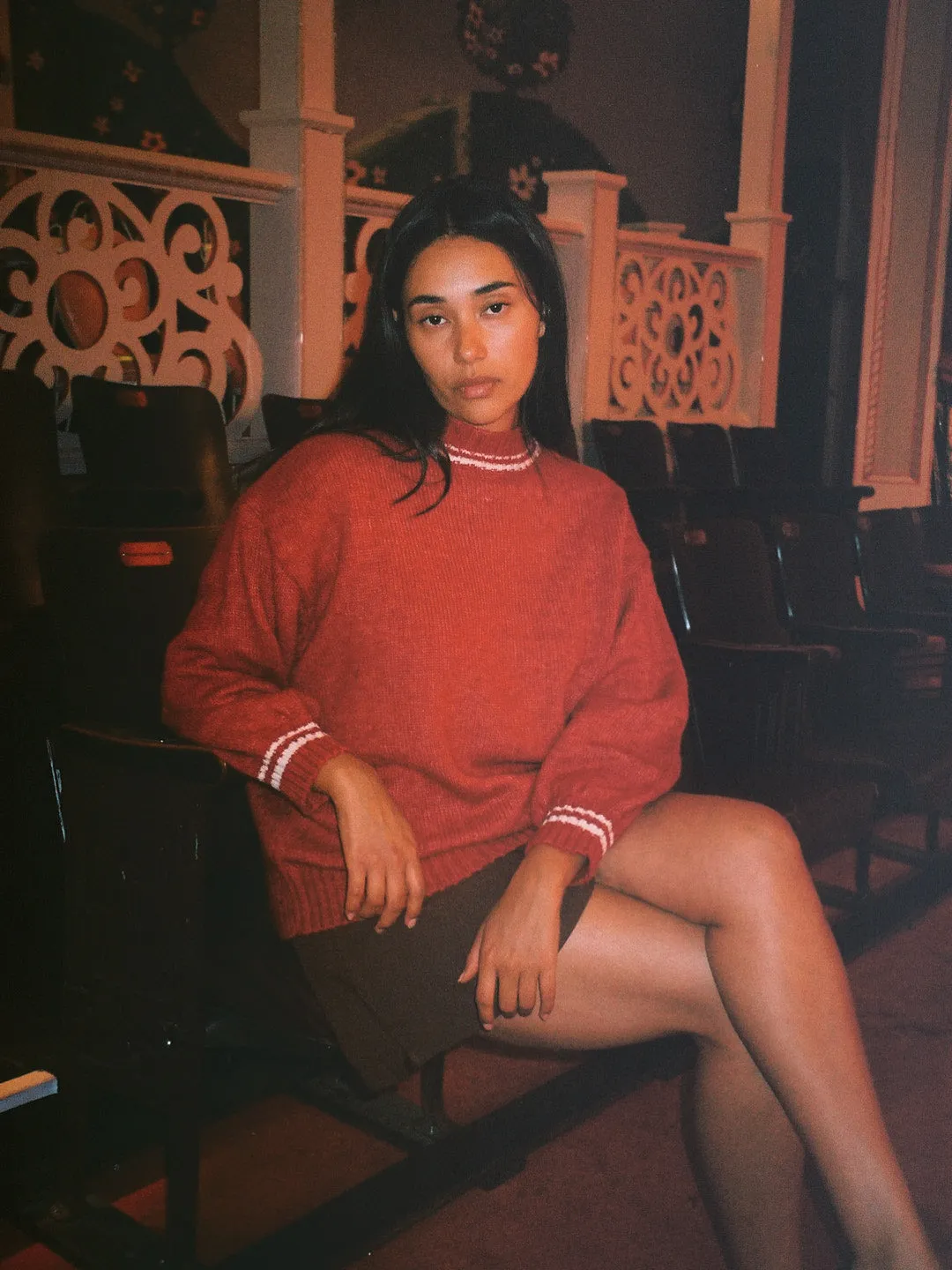 Shani Sweater - Cherry sold by Lisa Says Gah product image thumbnail 5