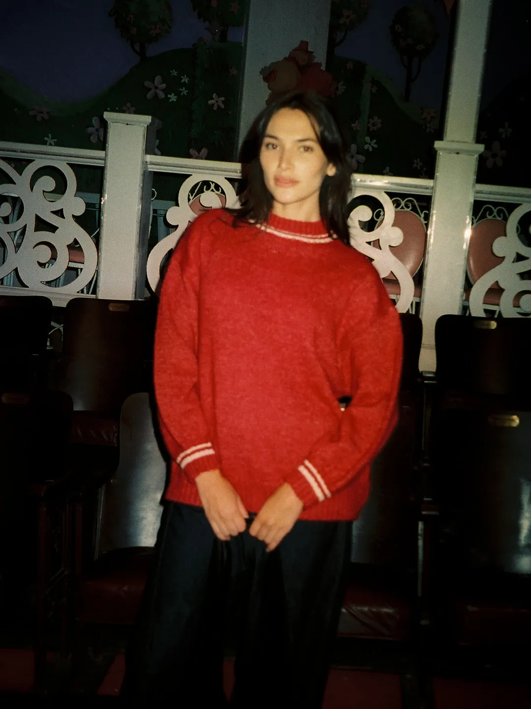 Shani Sweater - Cherry sold by Lisa Says Gah product image thumbnail 4