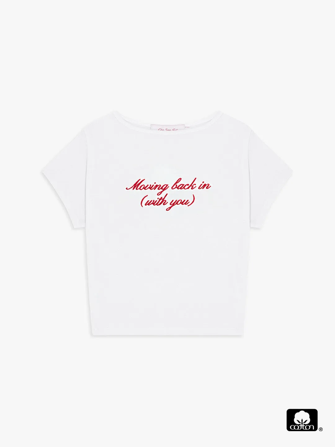 Cotton Tee - Moving back in (with you) sold by Lisa Says Gah