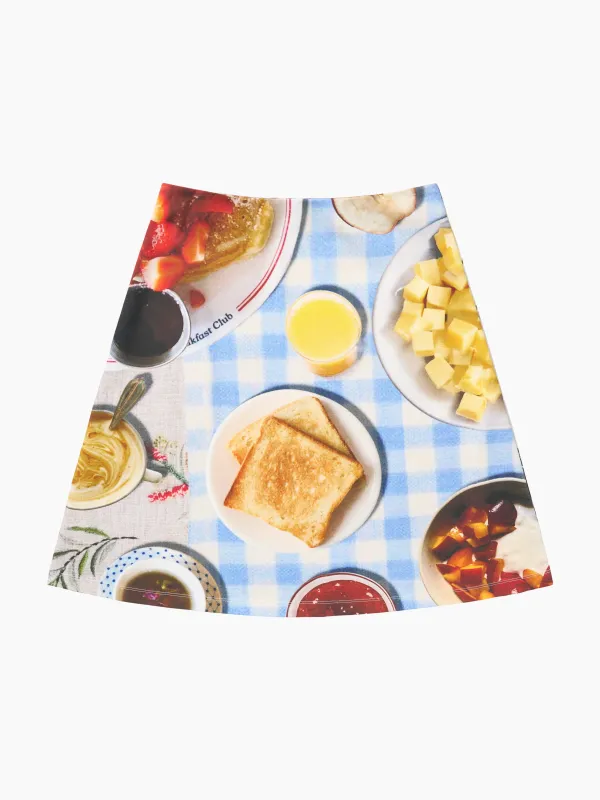 Midnight Breakfast Collector Skirt - Blue Breakfast sold by Lisa Says Gah