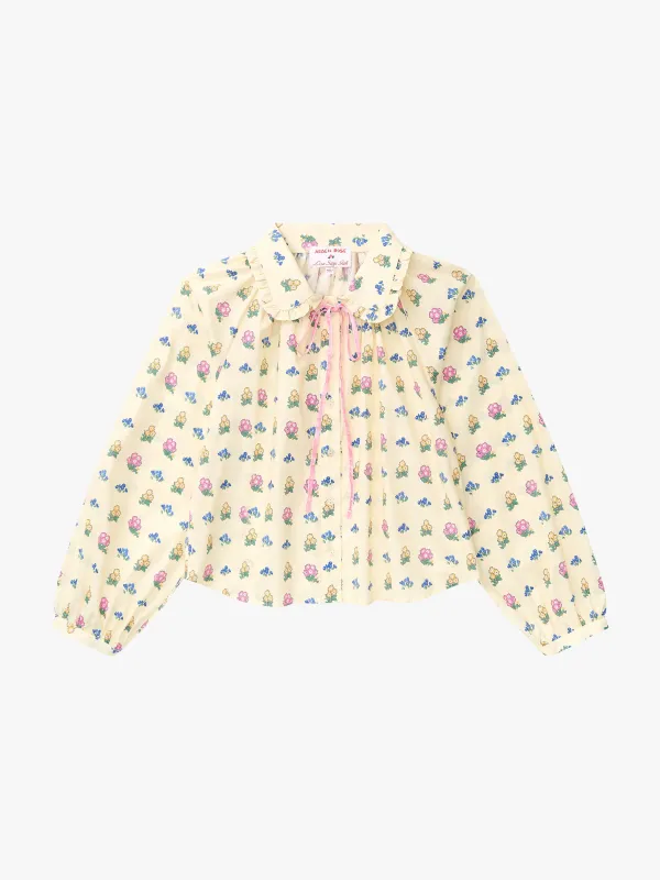 Wimbledon Top - Ivory Garden made by Lisa Says Gah