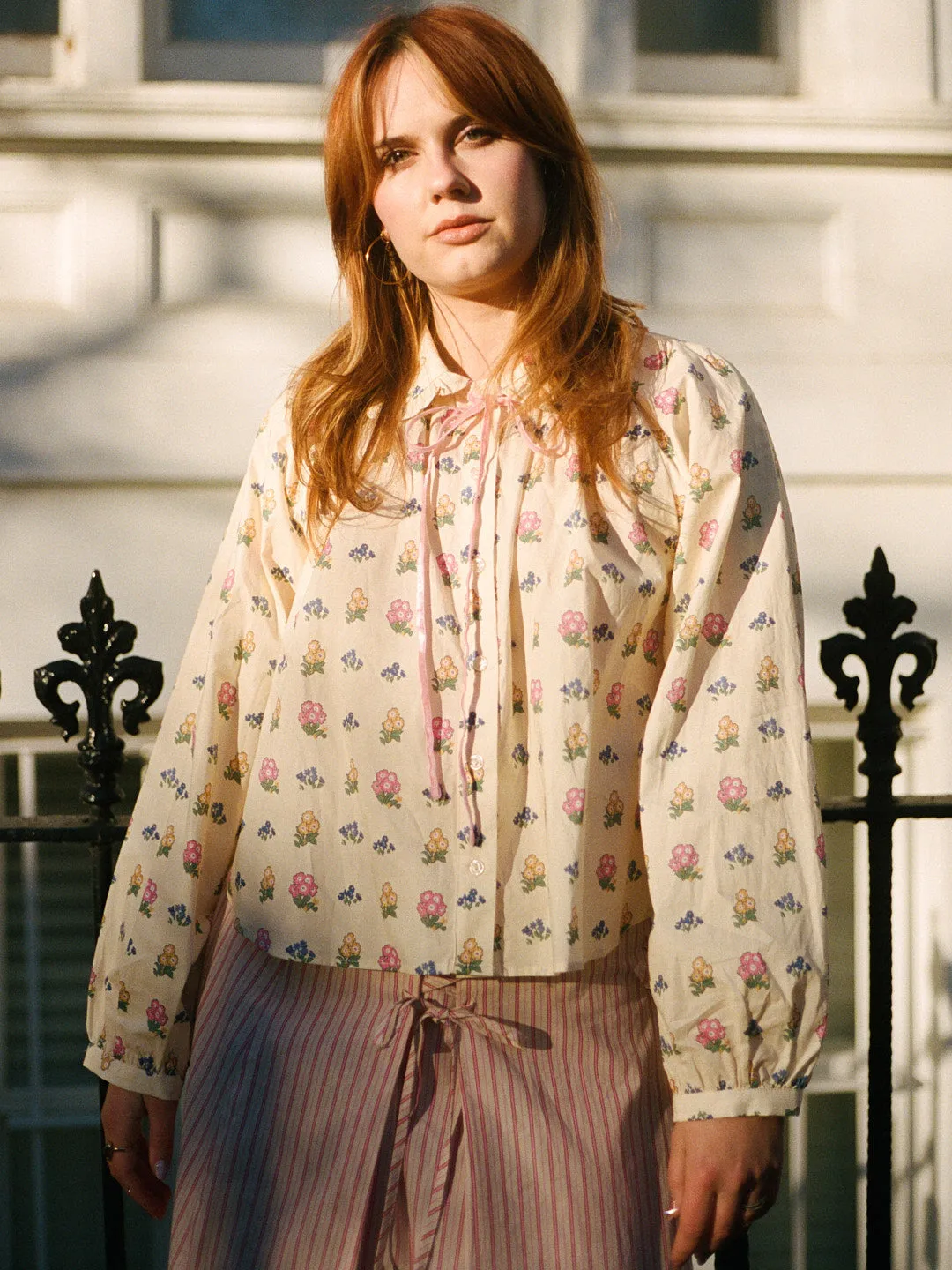 Wimbledon Top - Ivory Garden sold by Lisa Says Gah product image thumbnail 5