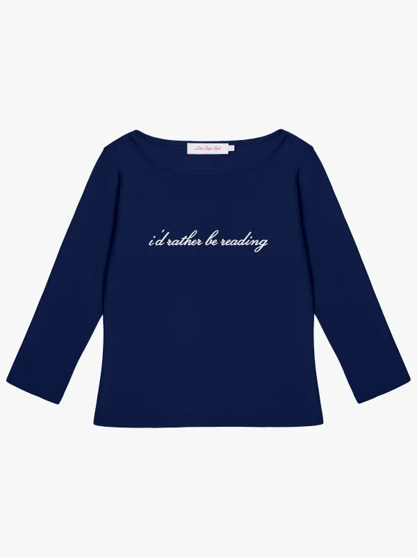 Seen Library Nia Top - Reading sold by Lisa Says Gah