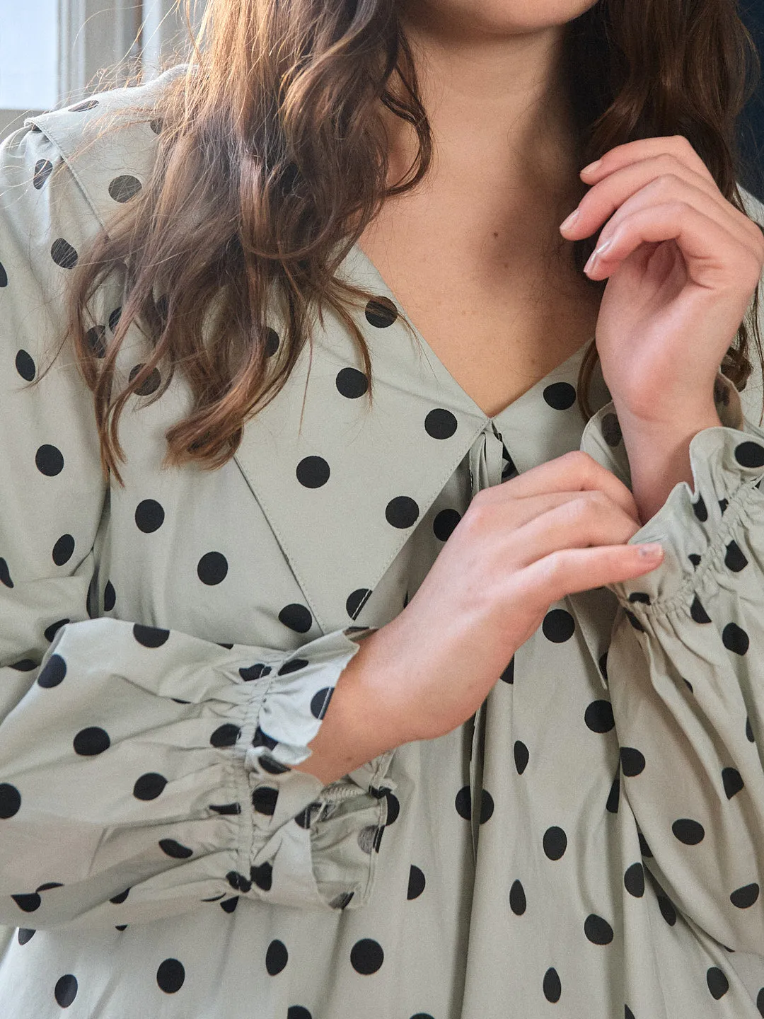 Leigh Dress - Mint Chip Dot sold by Lisa Says Gah product image thumbnail 4