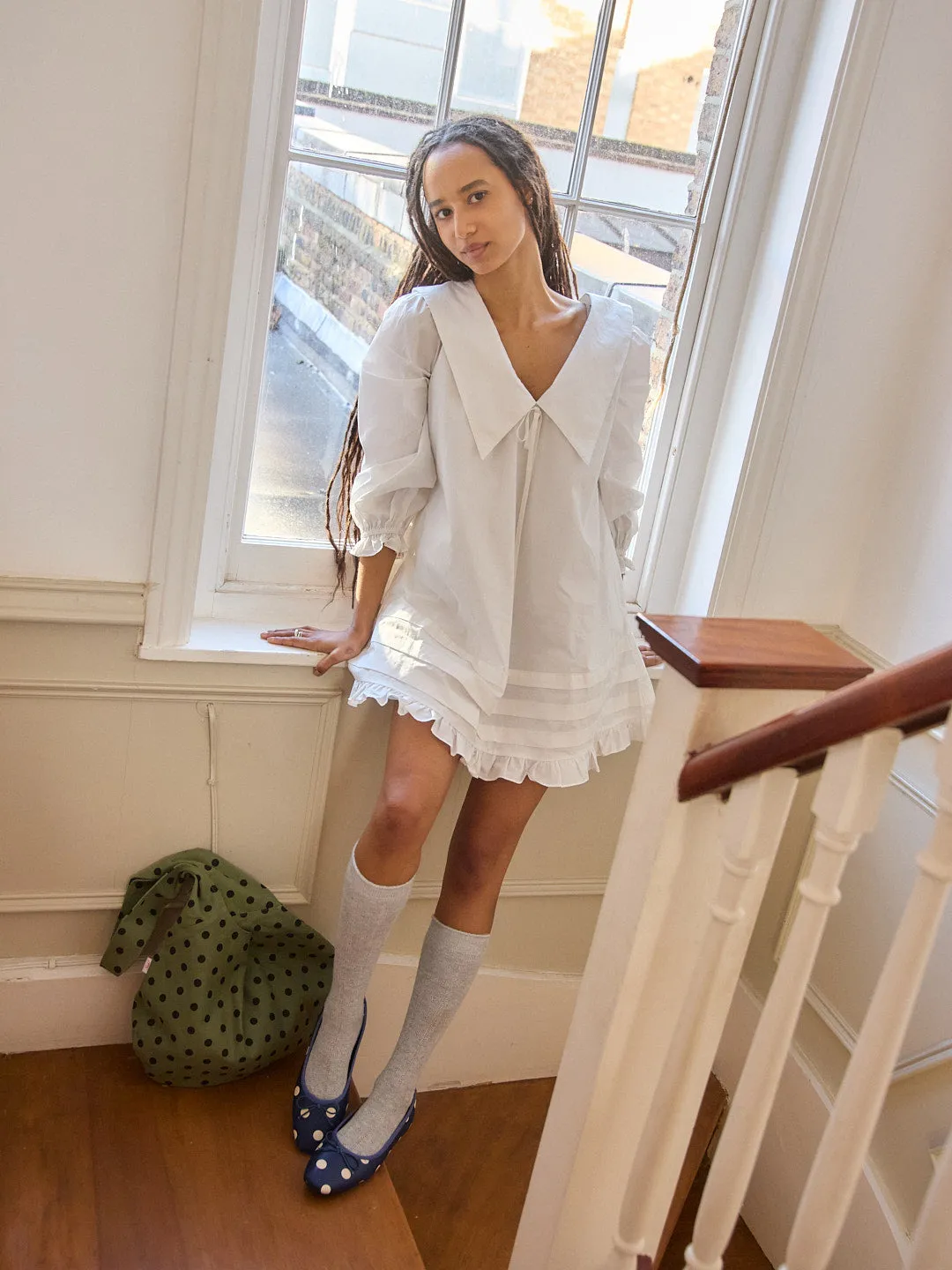 Leigh Dress - Dove sold by Lisa Says Gah product image thumbnail 5