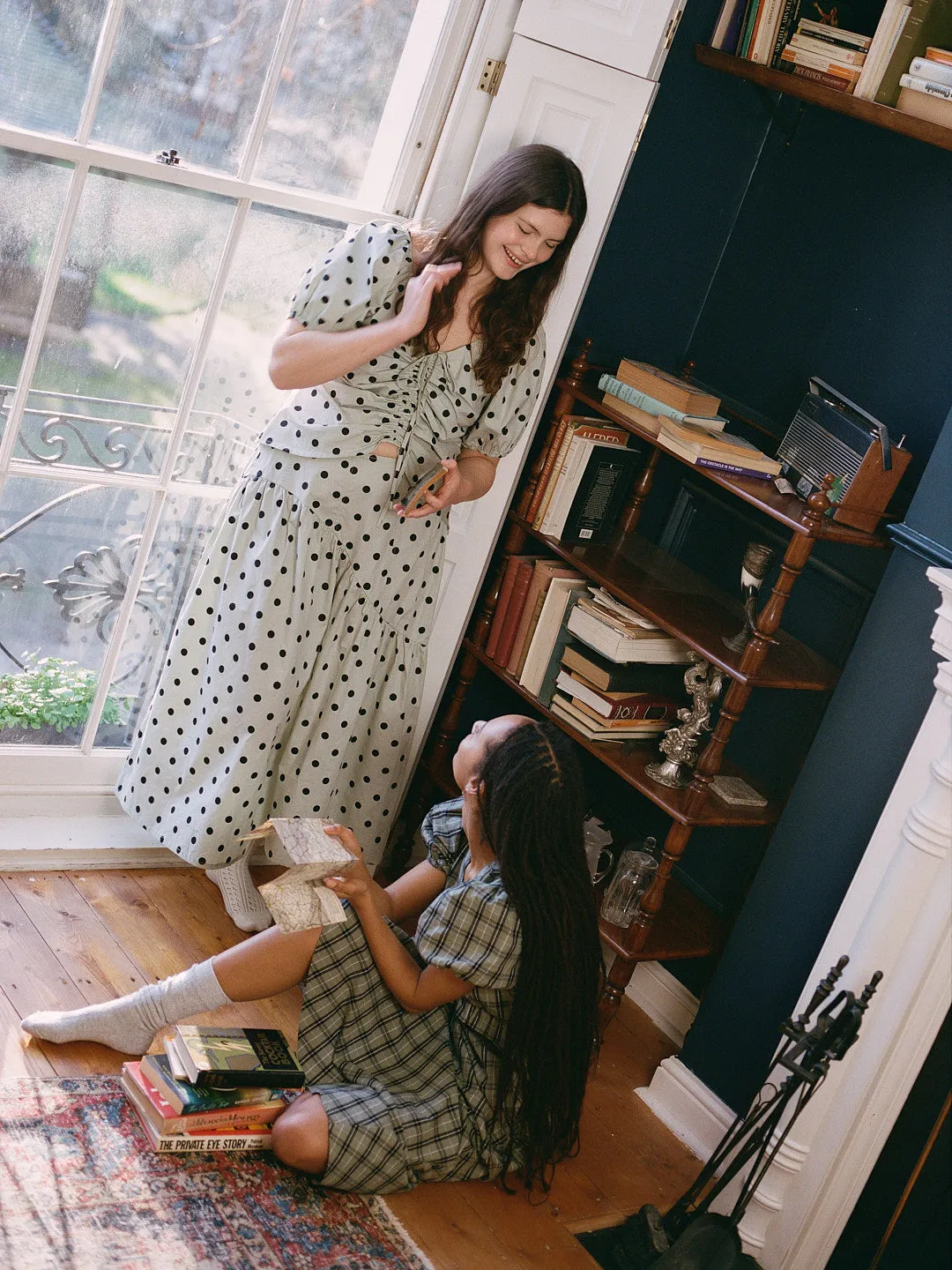 Maeve Midi Skirt - Mint Chip Dot sold by Lisa Says Gah product image thumbnail 5