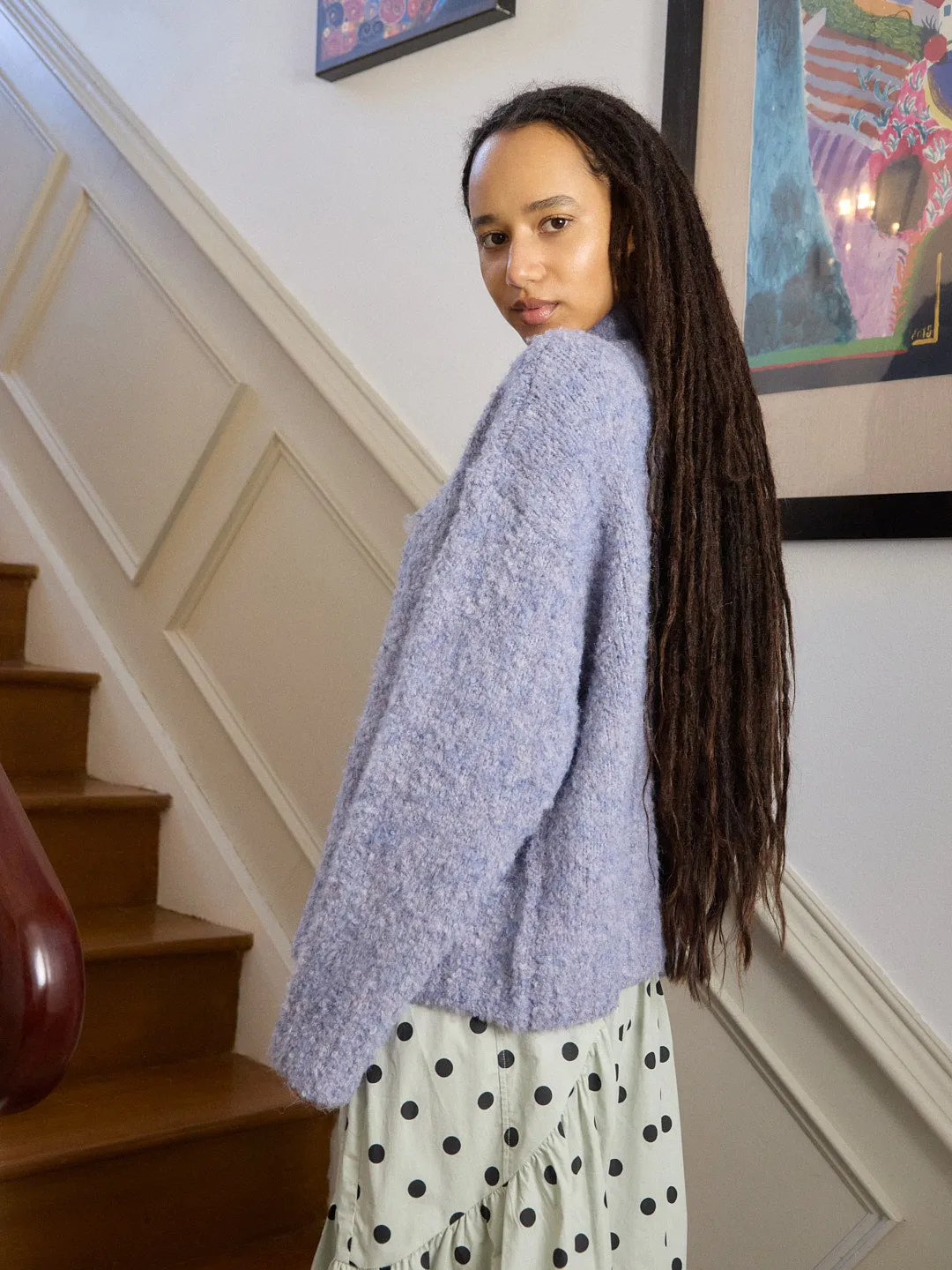 Gemma Zip Up - Cornflower sold by Lisa Says Gah product image thumbnail 3
