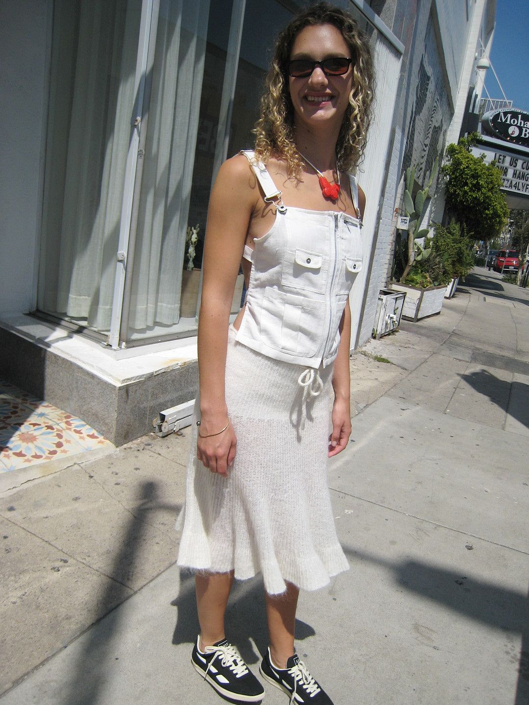 Fuzzy Skirt - Cream sold by Lisa Says Gah product image thumbnail 4