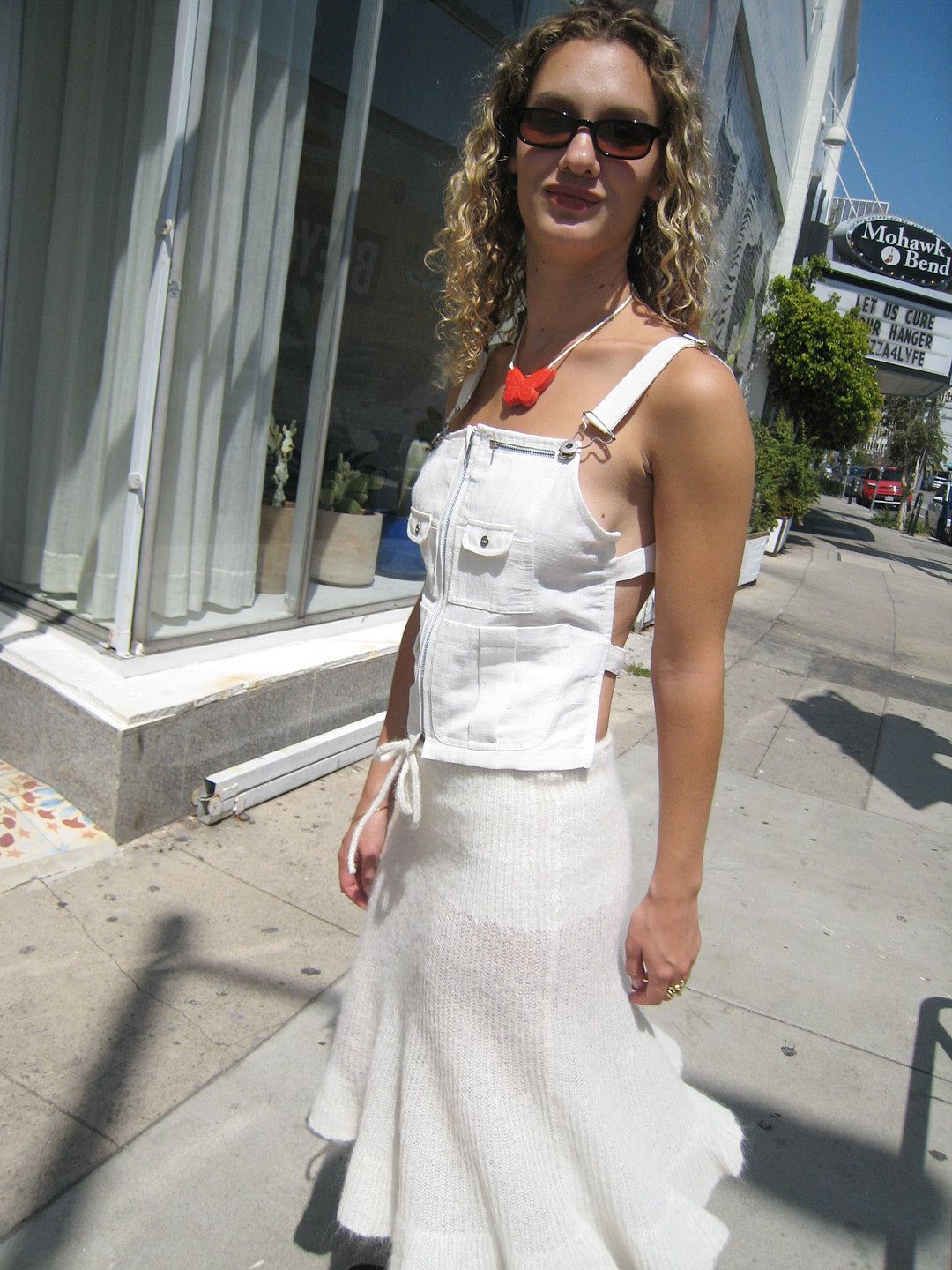 Fuzzy Skirt - Cream sold by Lisa Says Gah product image thumbnail 5