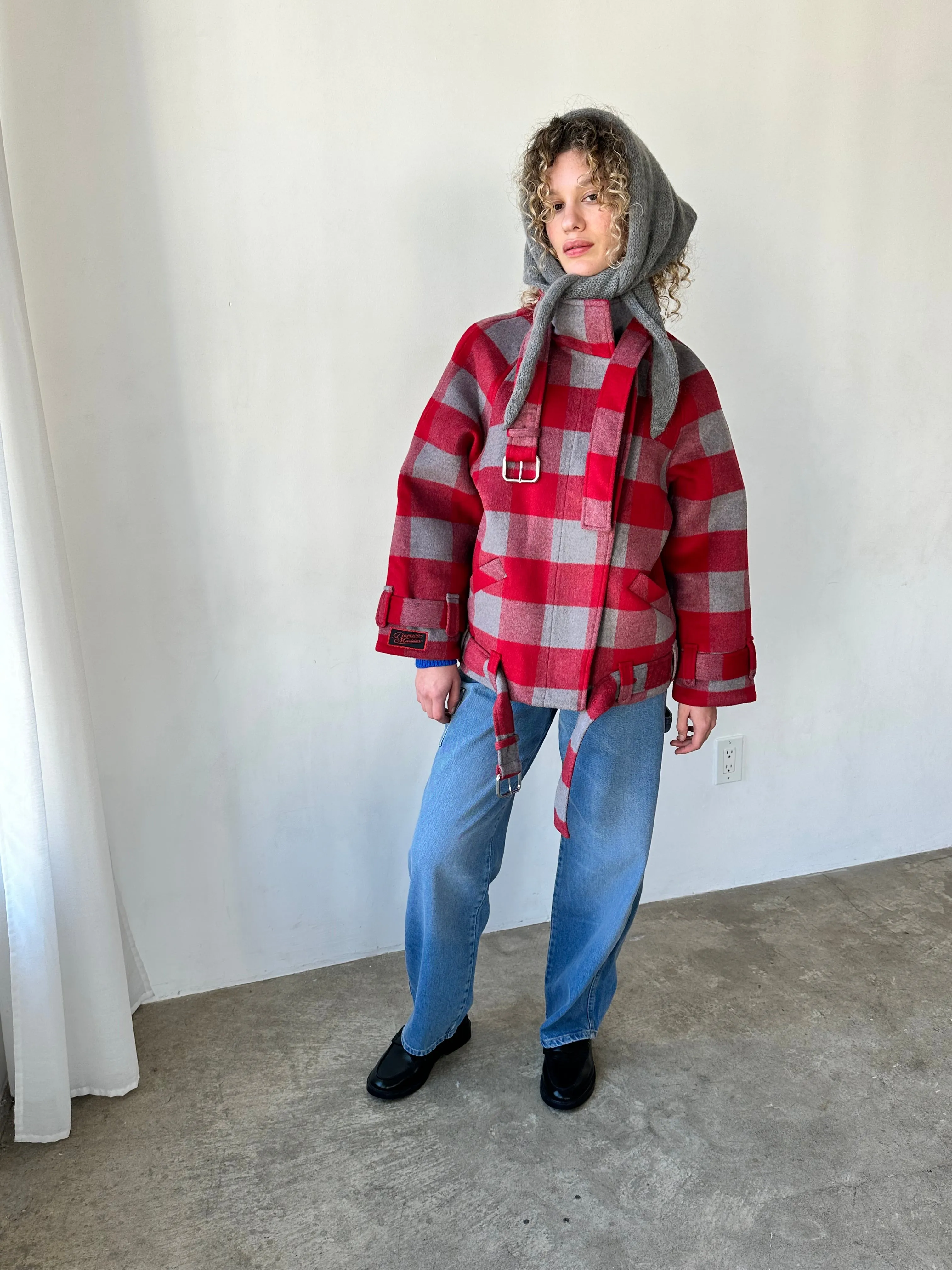 Polly Wool Bomber - Red sold by Lisa Says Gah product image thumbnail 5