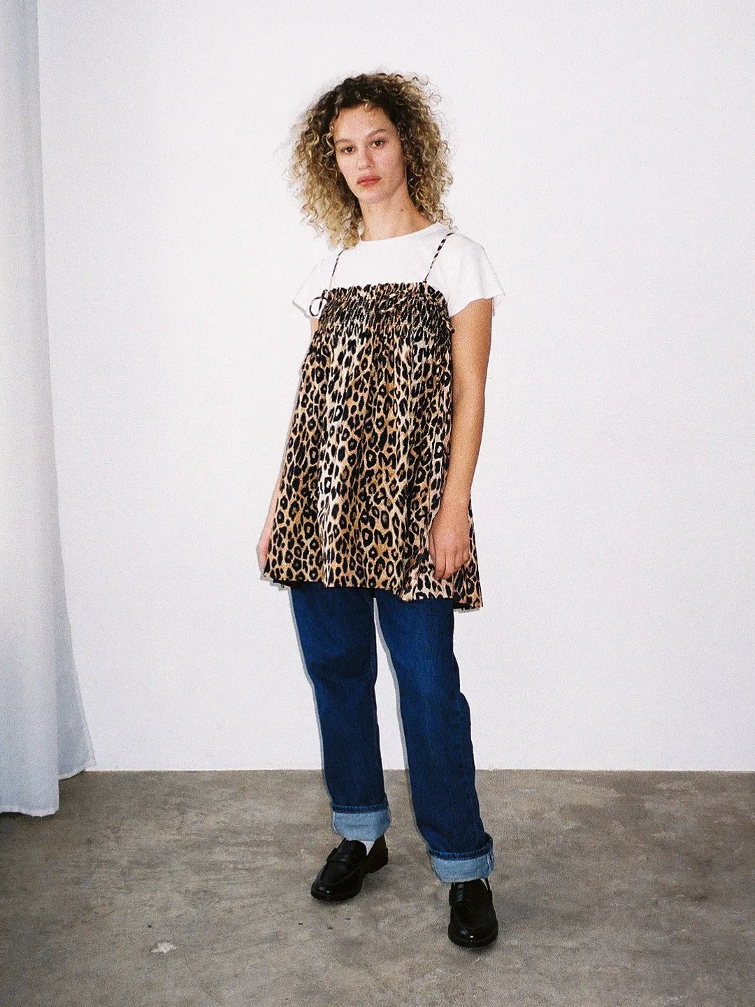 Lilo Mini Dress - Leopard sold by Lisa Says Gah product image thumbnail 5