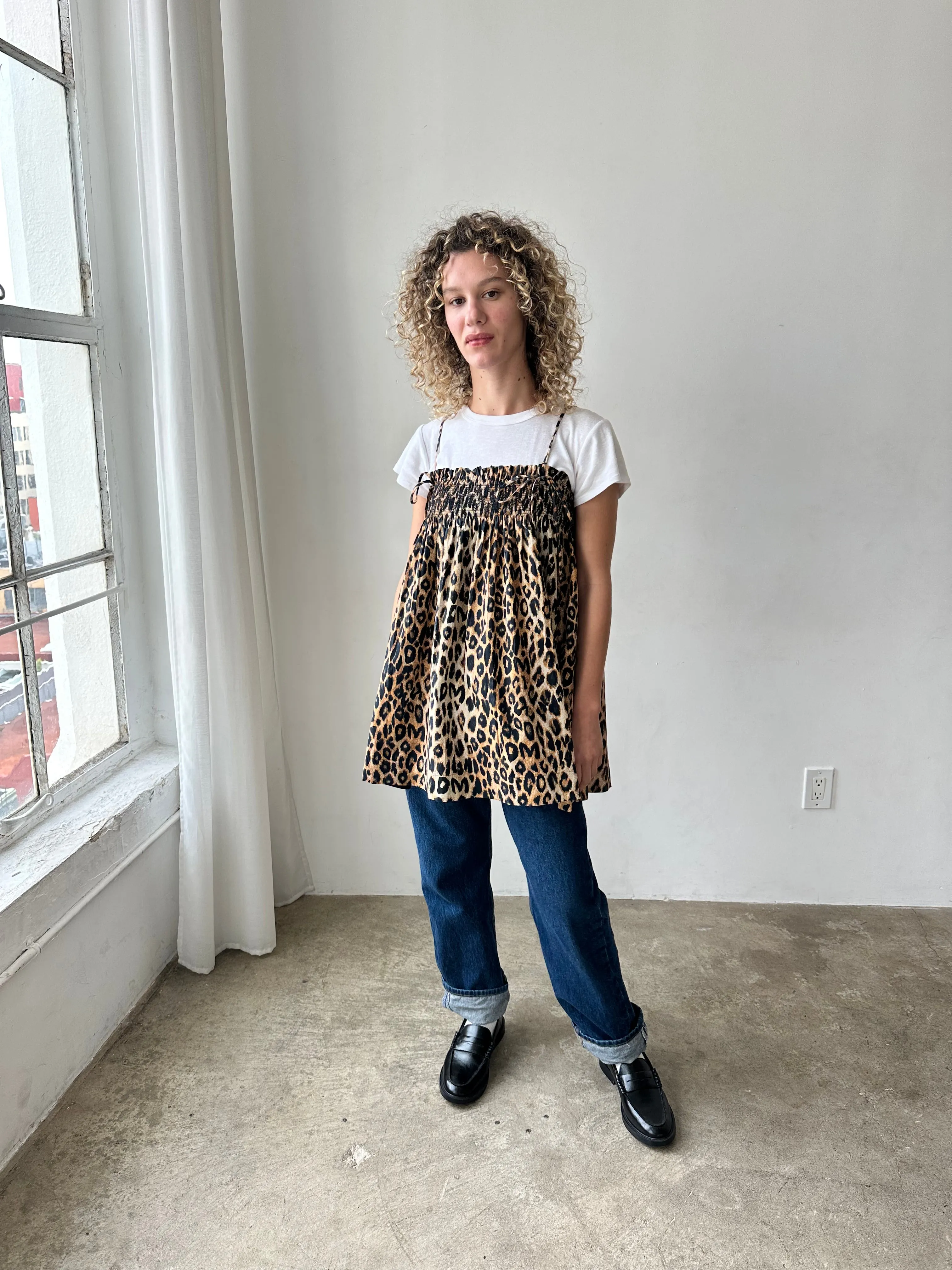 Lilo Mini Dress - Leopard sold by Lisa Says Gah product image thumbnail 2