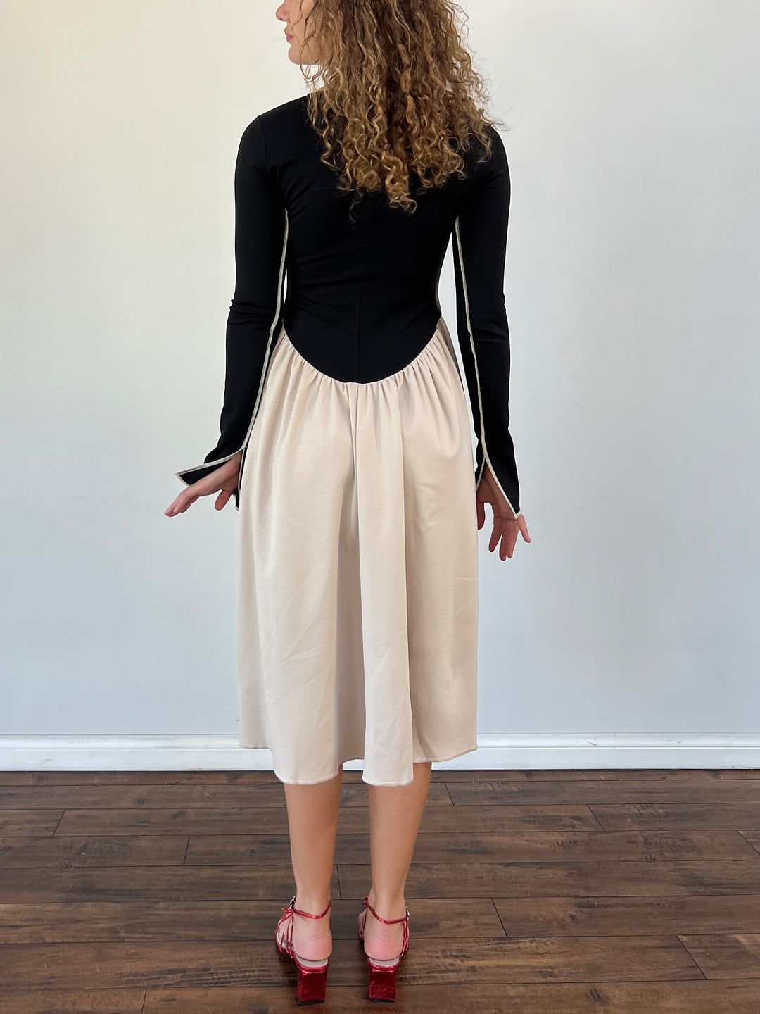 Joan Dress - Black/Cream sold by Lisa Says Gah product image thumbnail 6