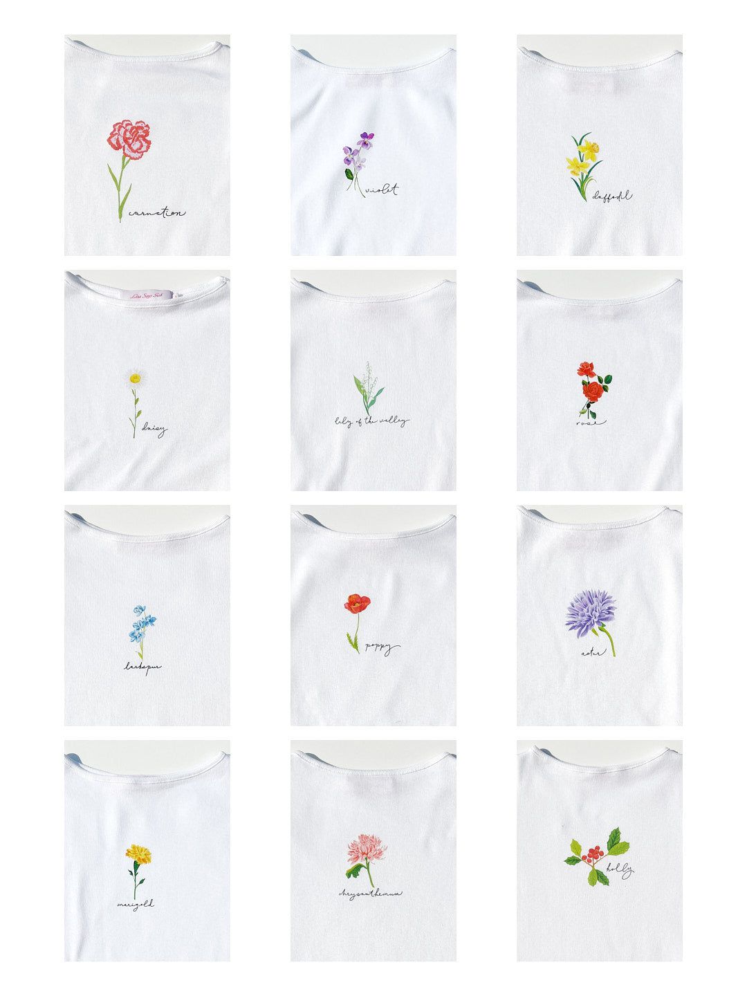 Alex Flower Tee - February Violet sold by Lisa Says Gah product image thumbnail 3