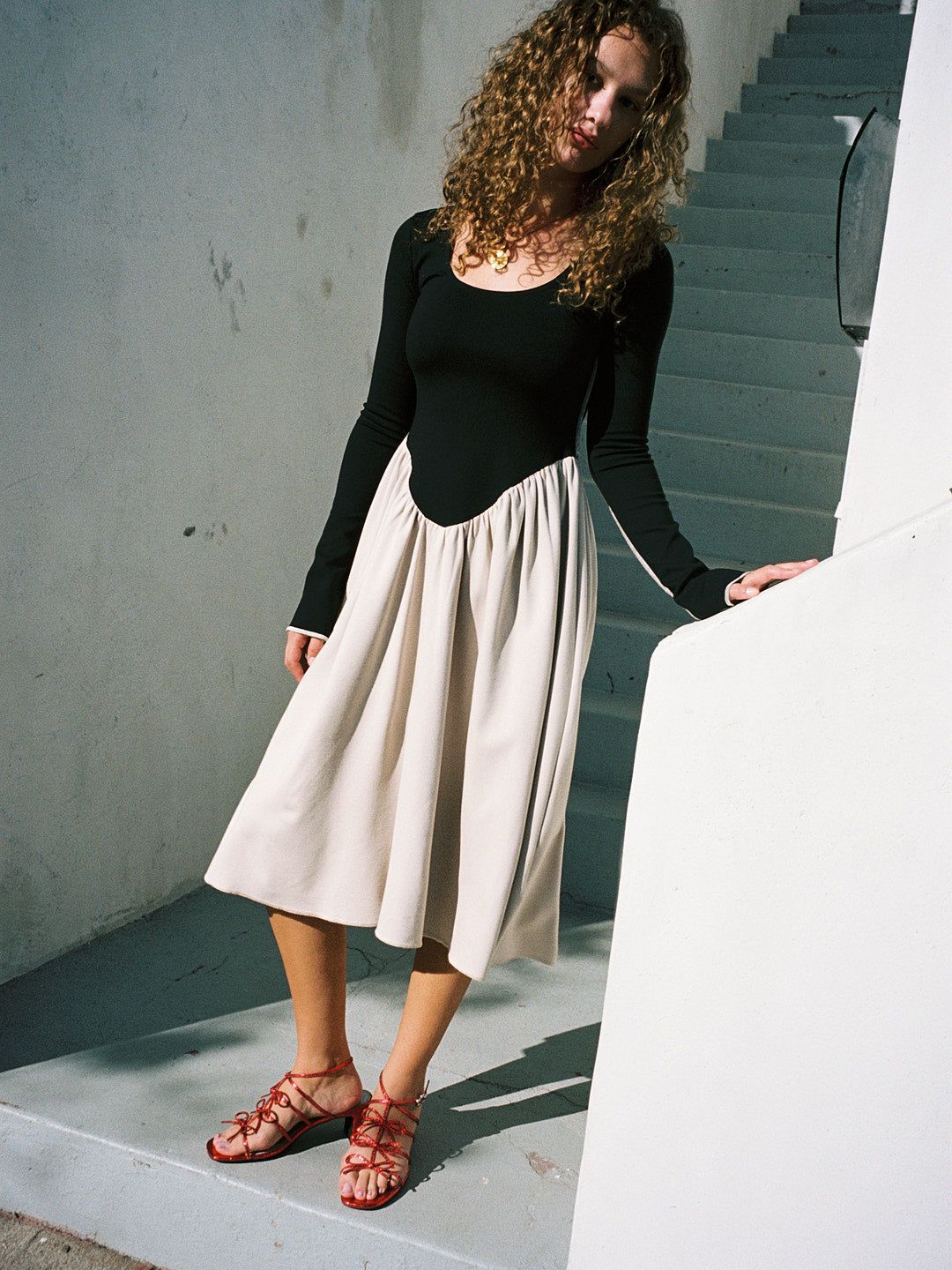 Joan Dress - Black/Cream sold by Lisa Says Gah product image thumbnail 8