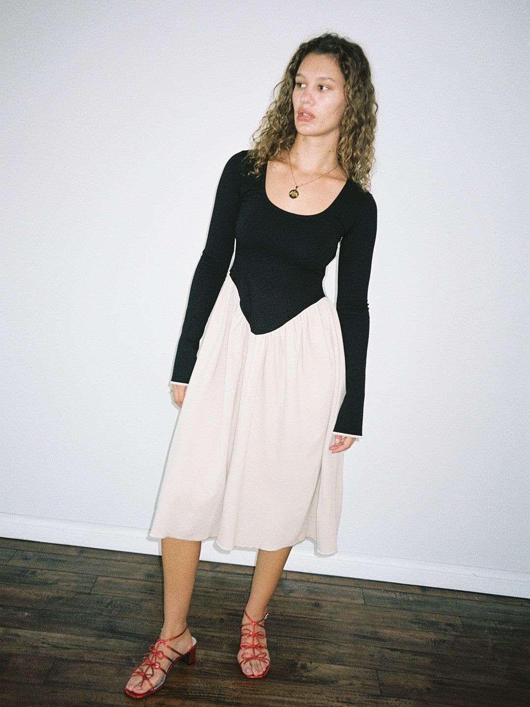 Joan Dress - Black/Cream sold by Lisa Says Gah product image thumbnail 4