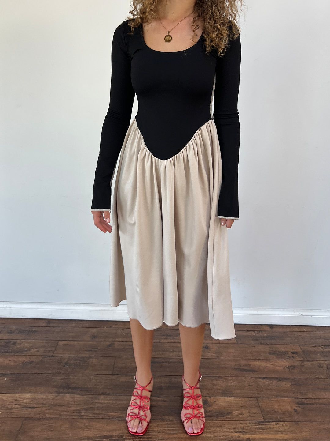 Joan Dress - Black/Cream sold by Lisa Says Gah product image thumbnail 7