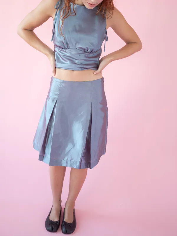 Celeste Skirt - Opal Blue made by Lisa Says Gah