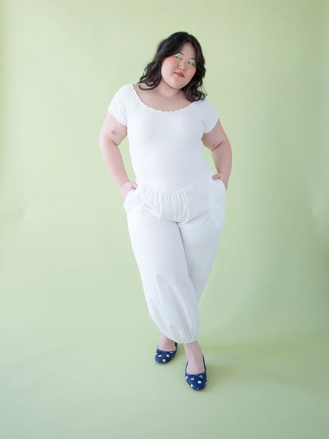 Goldie Jumpsuit - Chalk sold by Lisa Says Gah