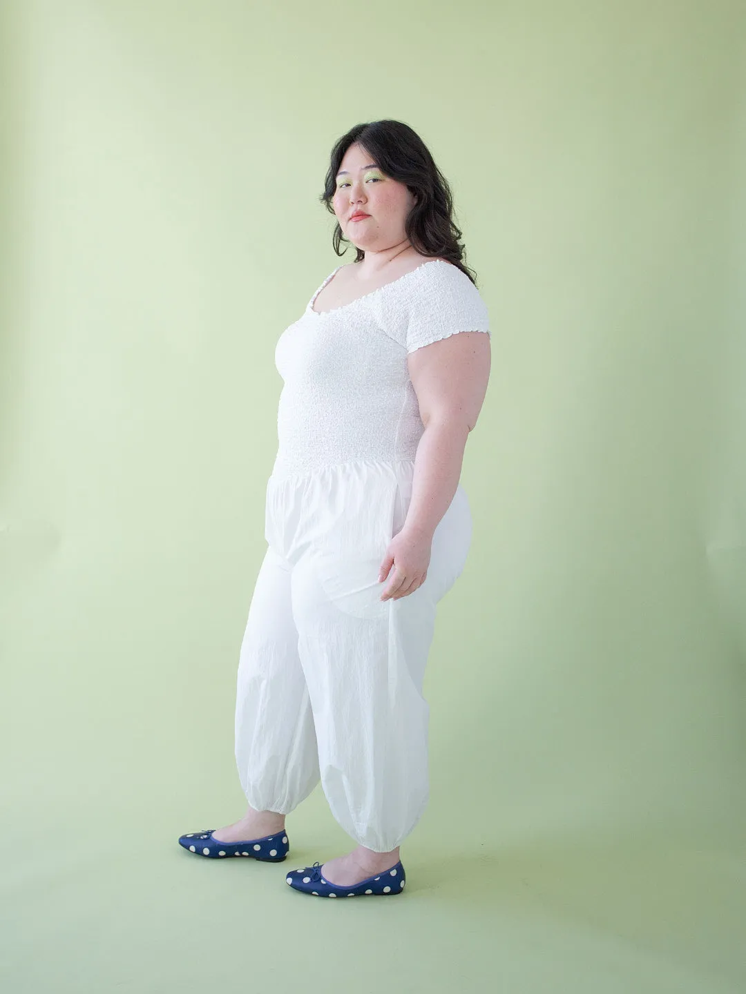 Goldie Jumpsuit - Chalk sold by Lisa Says Gah product image thumbnail 5