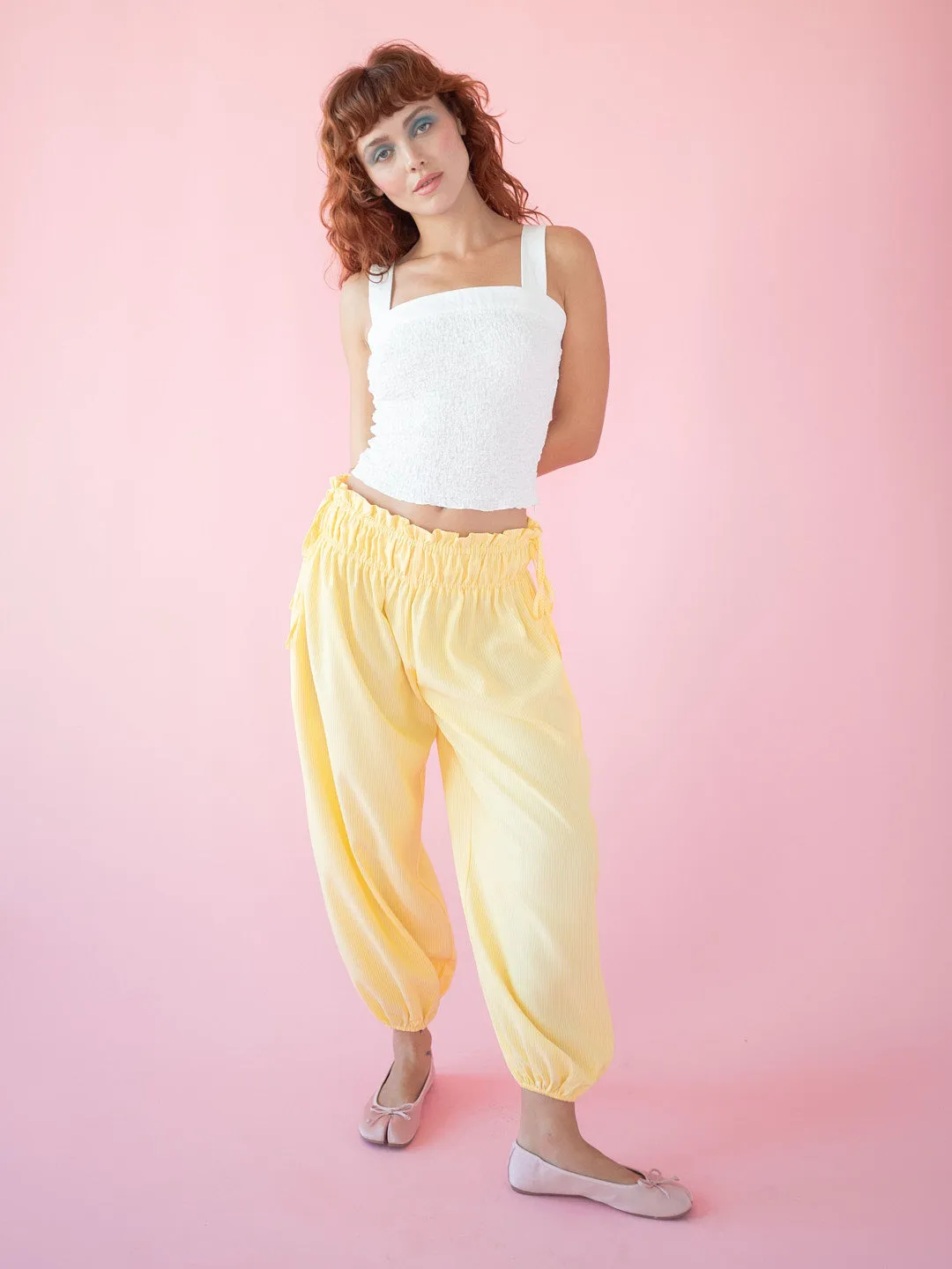 Poppy Pant - Lemon sold by Lisa Says Gah