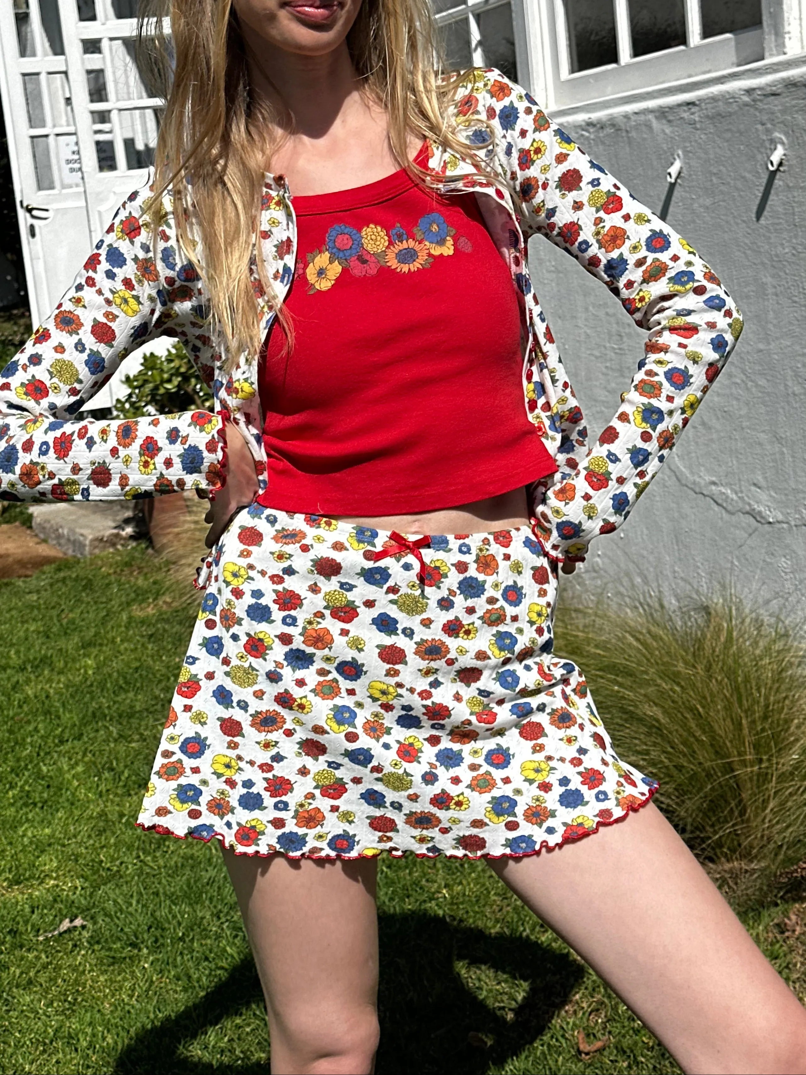 Darcy Skort - Primary Floral sold by Lisa Says Gah product image thumbnail 5