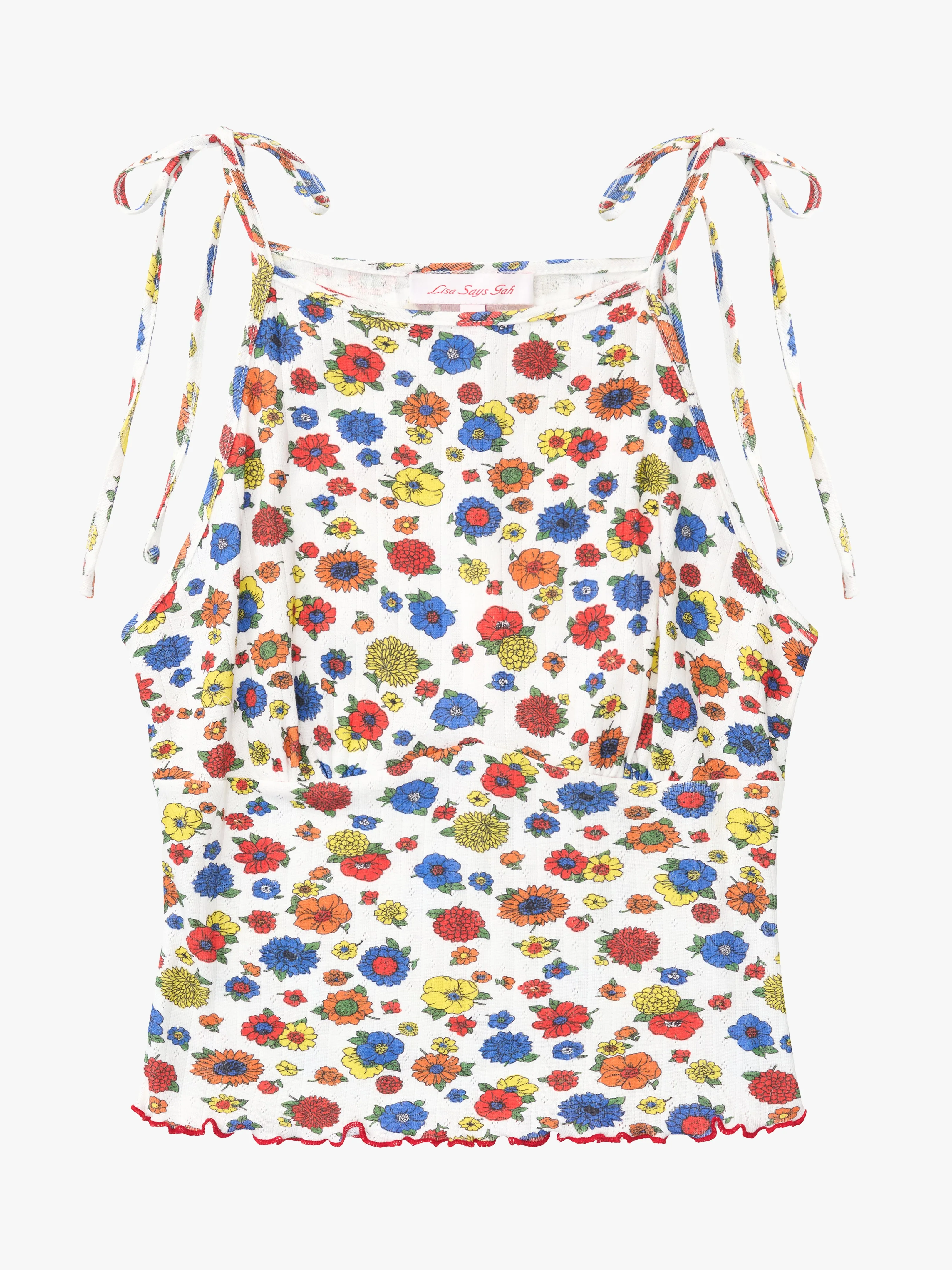 Lucy Top - Primary Floral sold by Lisa Says Gah