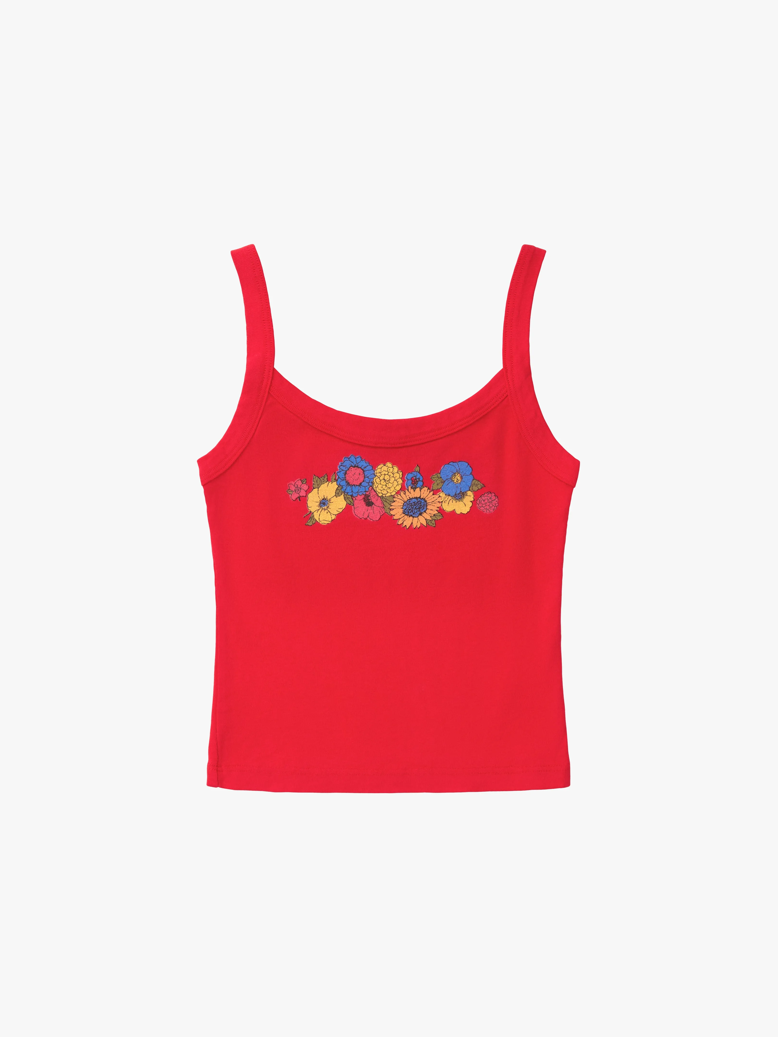 Harley Tank - Red Floral sold by Lisa Says Gah