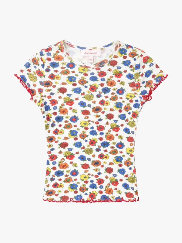 Amber Tee - Primary Floral made by Lisa Says Gah