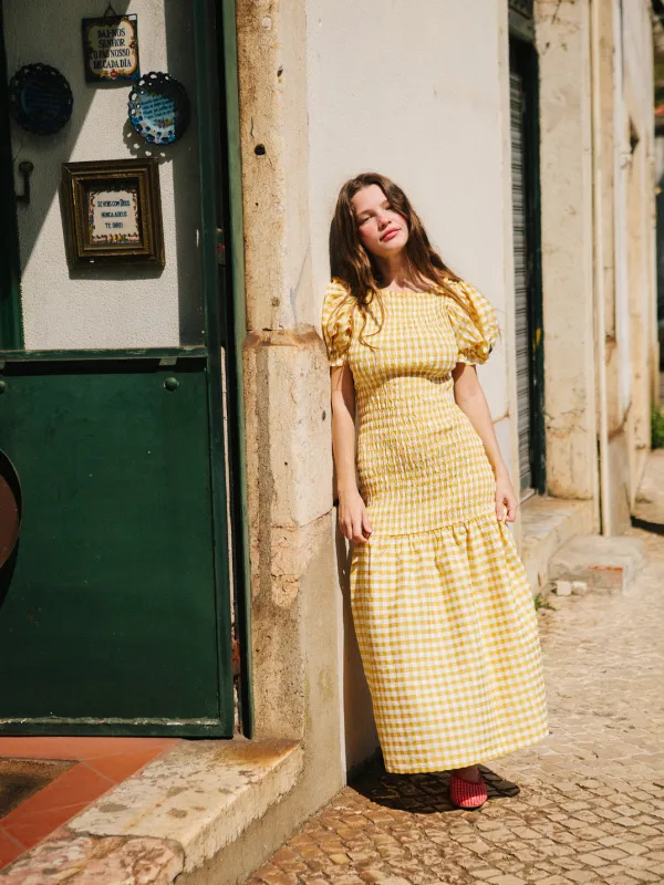 Fiona Dress - Sunshine made by Lisa Says Gah