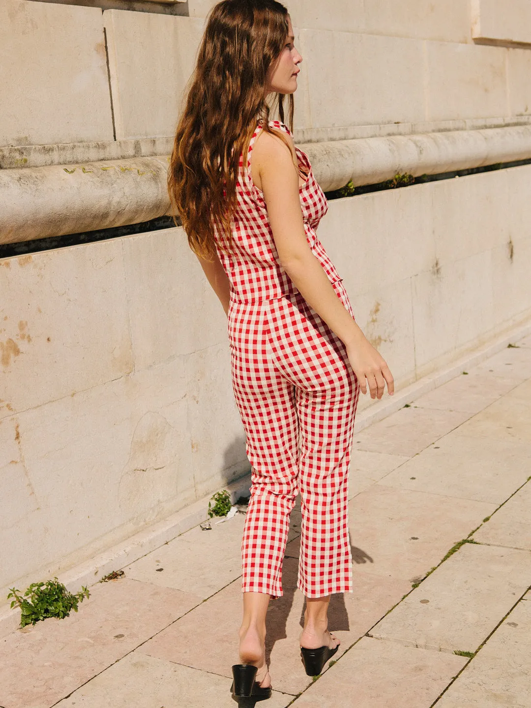 Kristin Pant - Cherry sold by Lisa Says Gah product image thumbnail 3