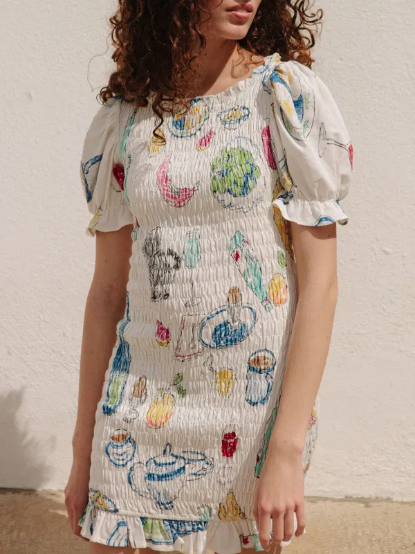 Soho Mini Dress - Euro Breakfast made by Lisa Says Gah