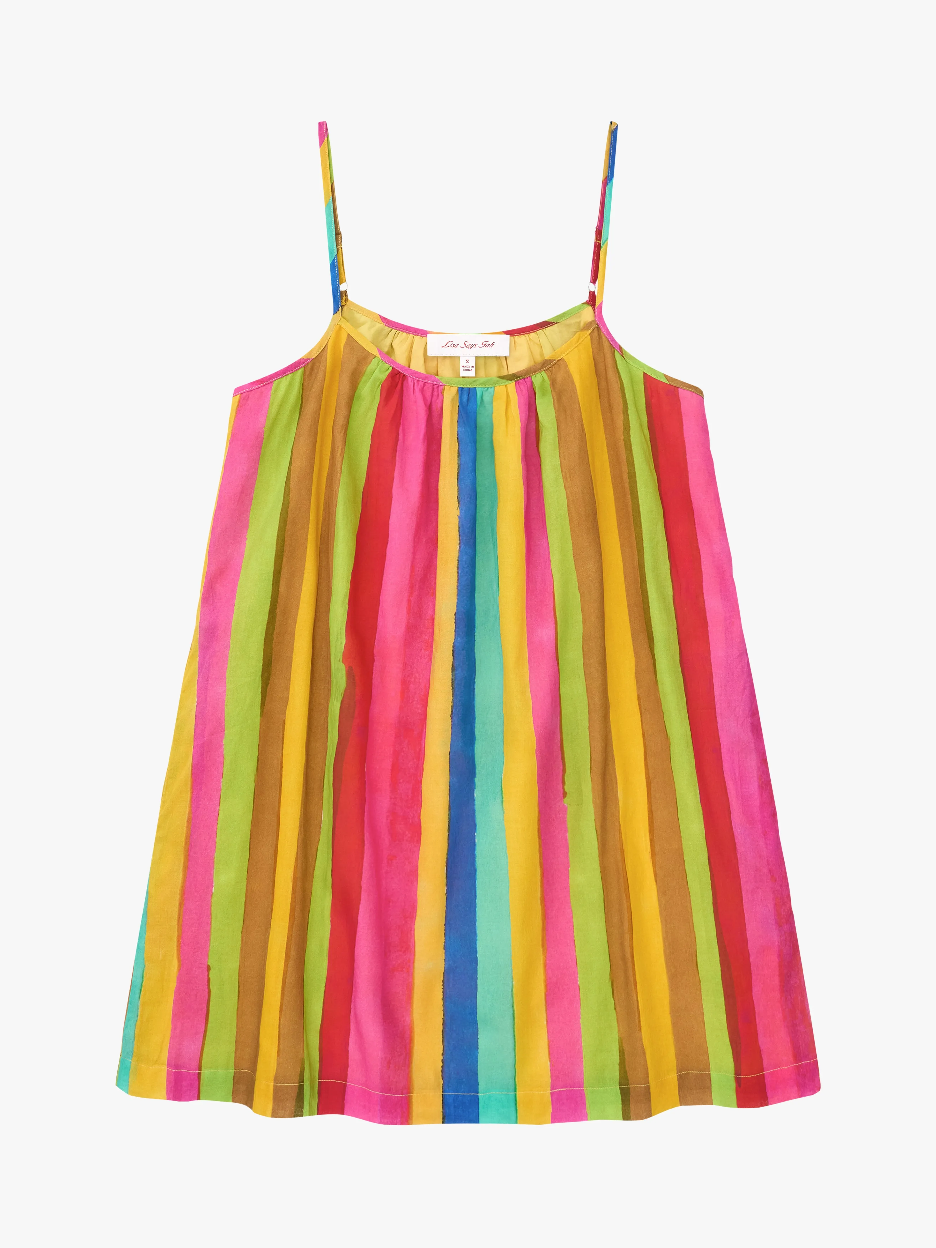 Geneva Dress - Sherbert Stripe sold by Lisa Says Gah product image thumbnail 2