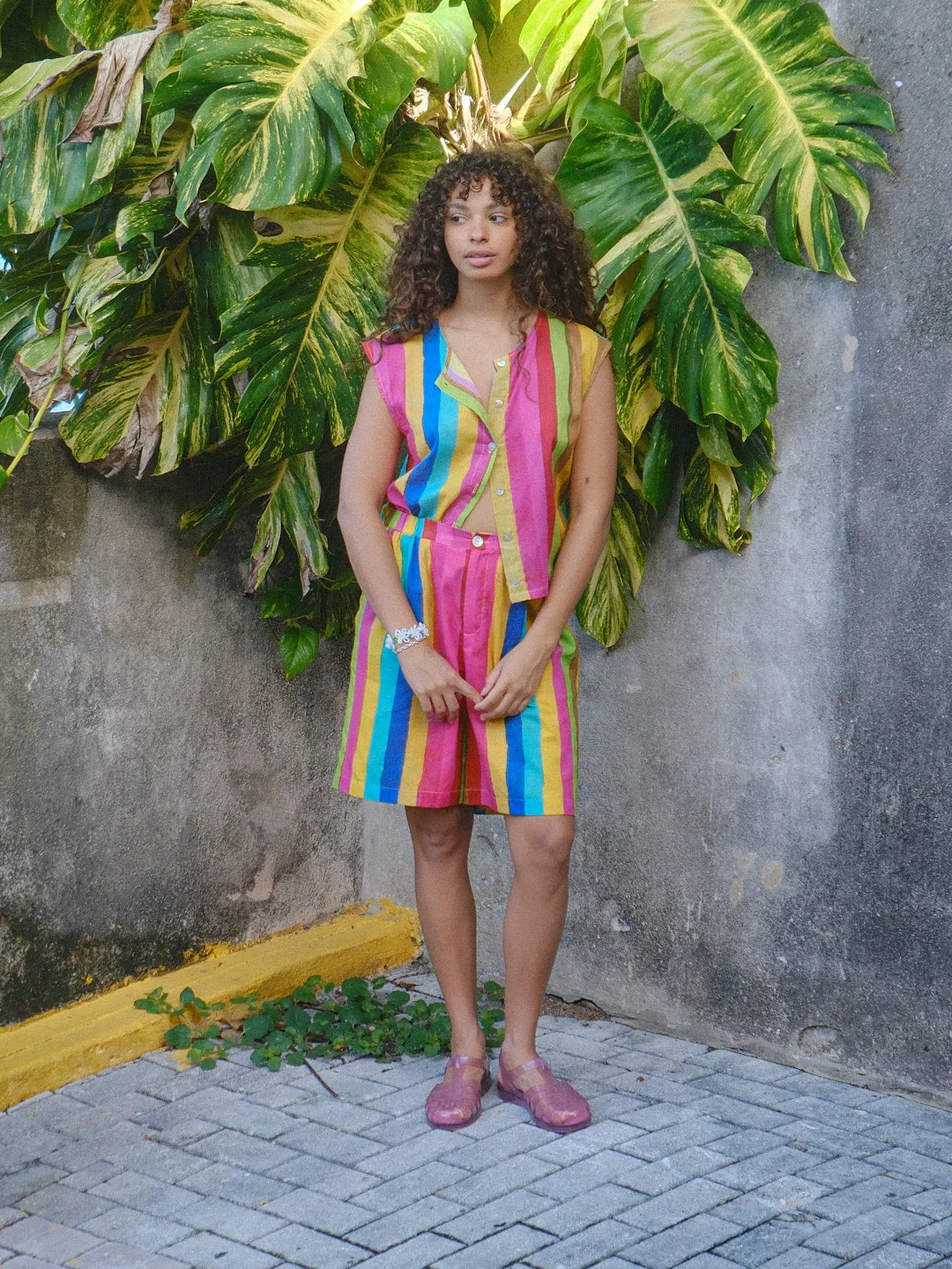 Madeline Top - Sherbert Stripe sold by Lisa Says Gah product image thumbnail 3