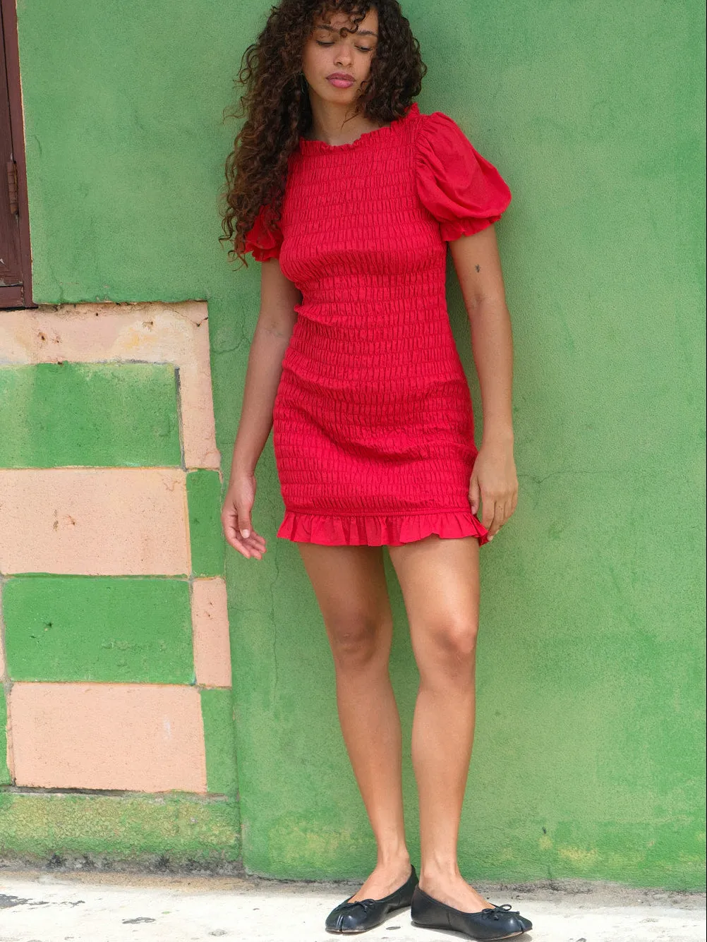 Soho Mini Dress - Cherry sold by Lisa Says Gah product image thumbnail 4